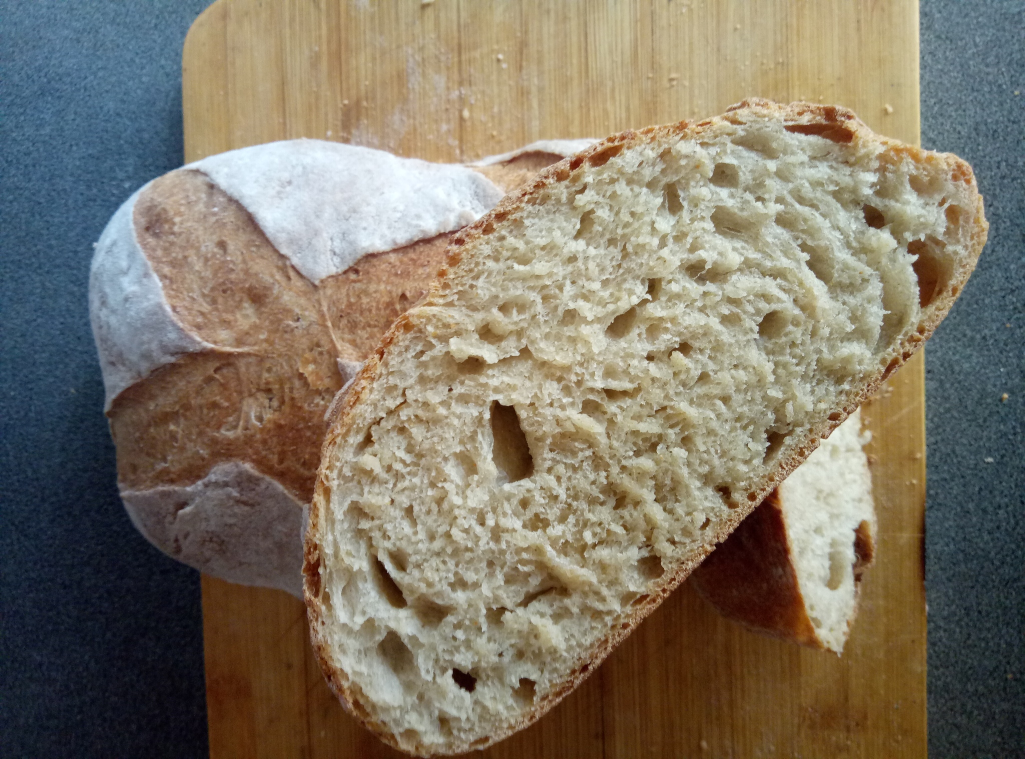 Peasant bread - My, Bread, Cooking, Longpost, Recipe, Bakery products