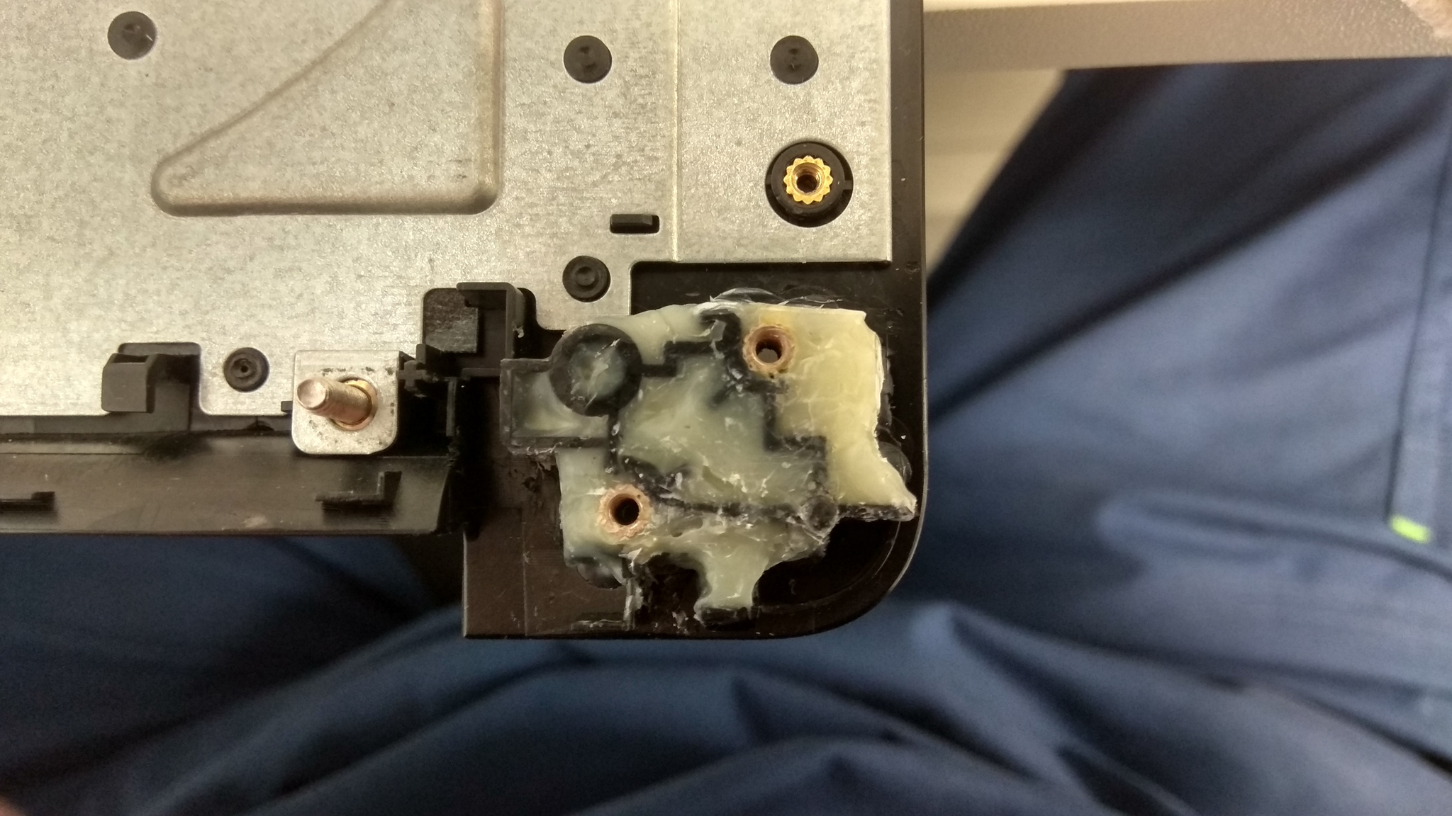 Laptop hinge repair - My, Repair, Notebook, A loop, Repair of hinges, Longpost