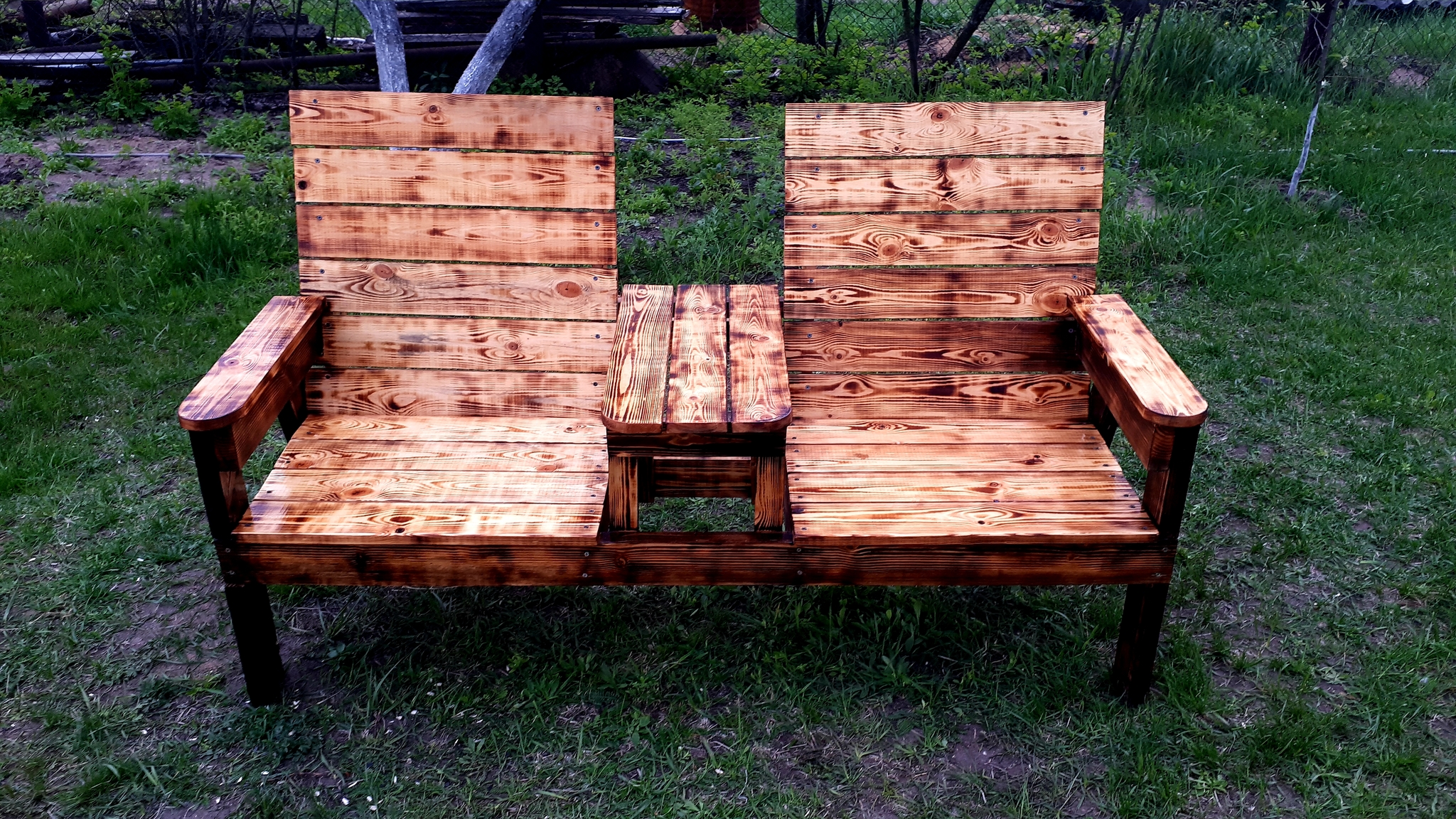 Alco-shop or romantic bench - My, Benches, Dacha, Crafts, Woodworking, Yegoryevsky District, Longpost, Needlework with process