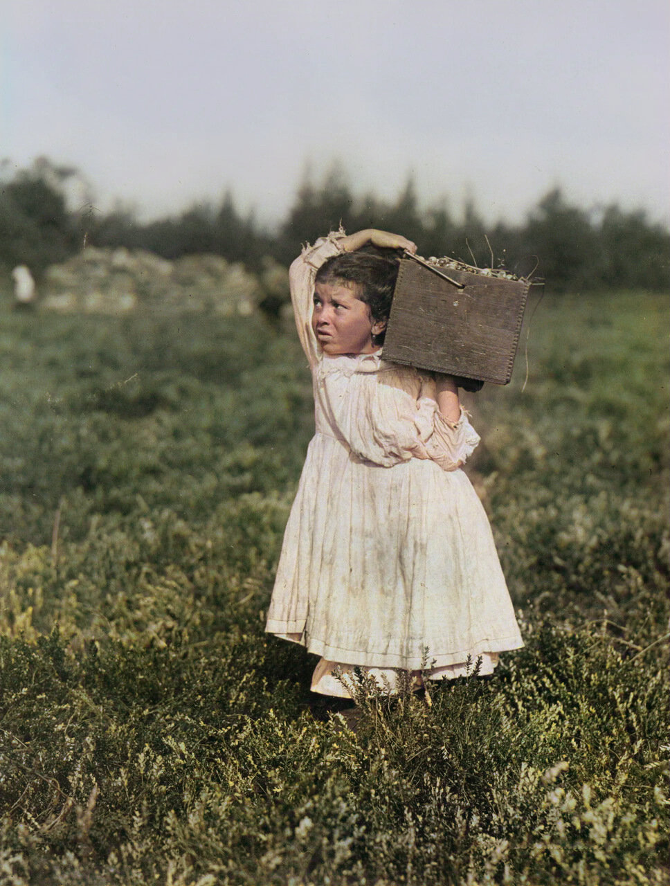 Детский труд в Америке в начале ХХ века (колоризация ч/б фото) | Пикабу