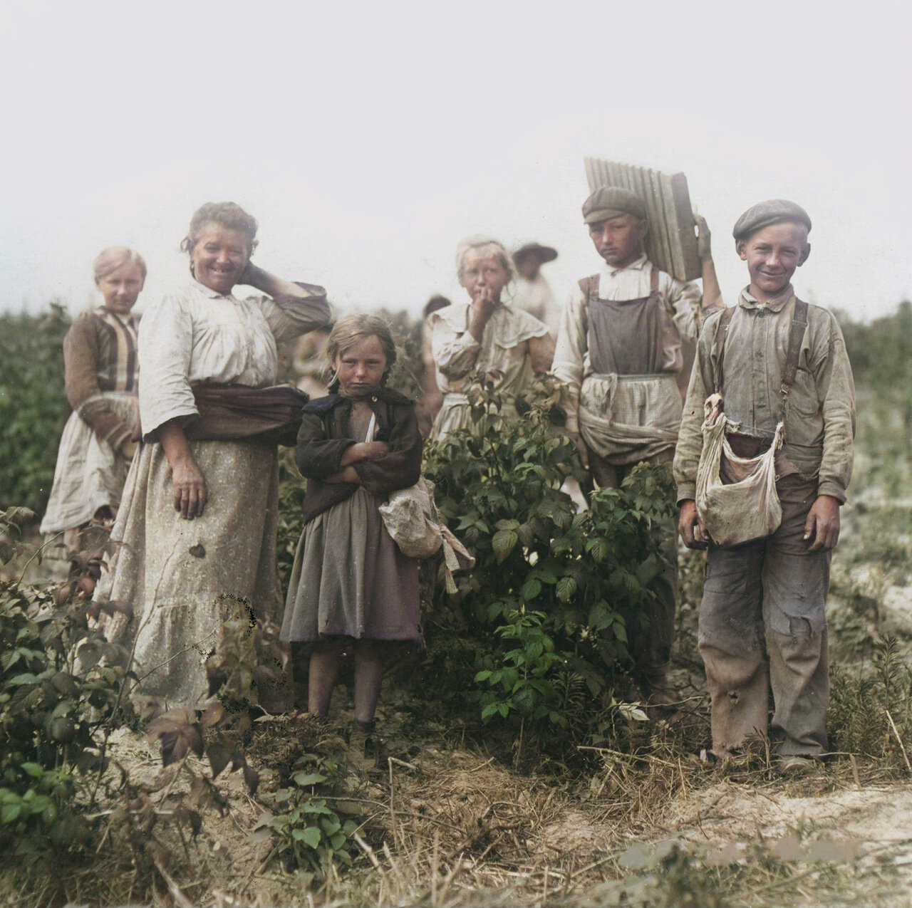 Child labor in America at the beginning of the twentieth century (colorization b/w photo) - Colorization, The photo, USA, Story, Capitalism, Exploitation, Child labour, Longpost