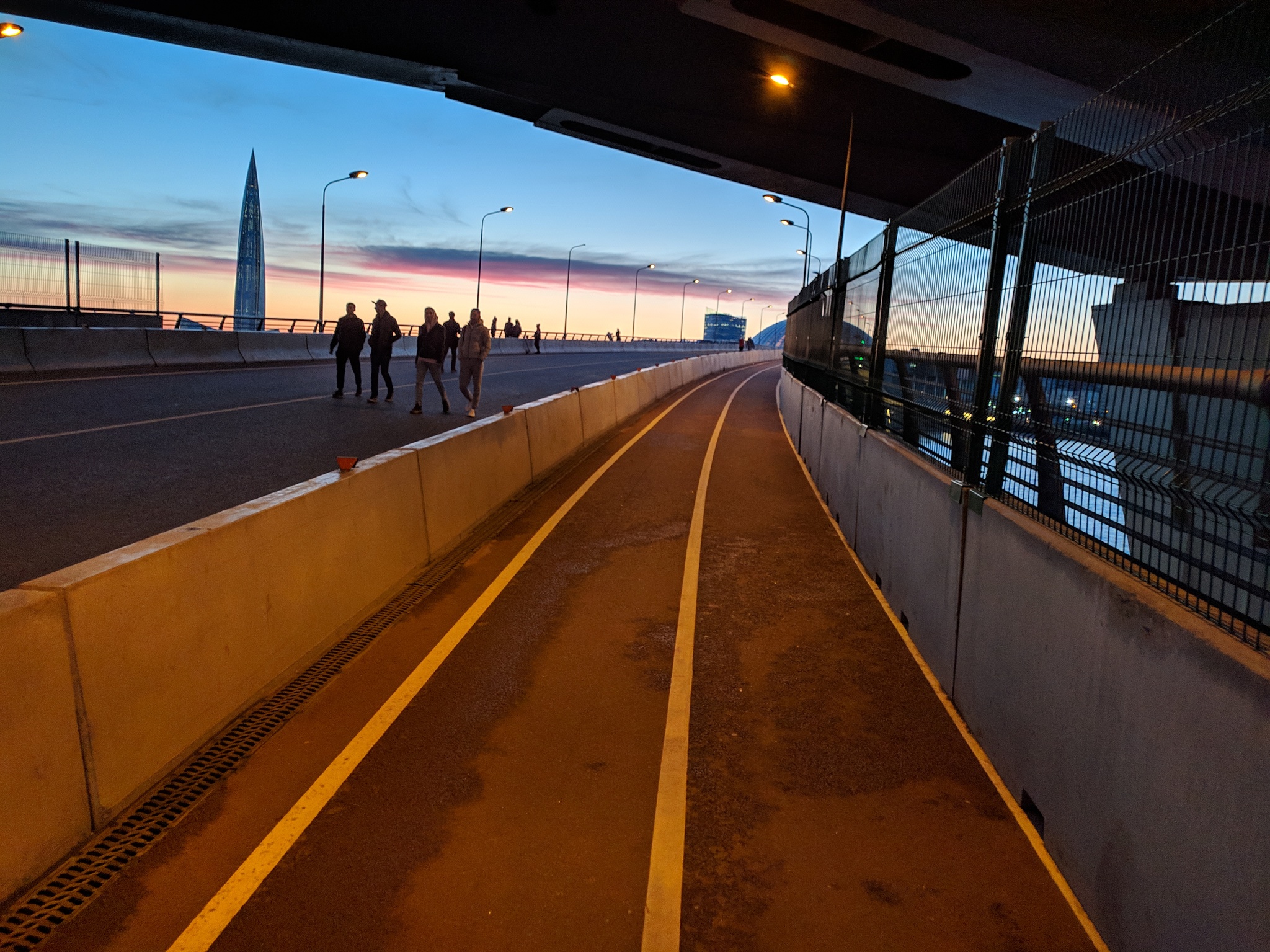 Peter. Yacht Bridge. Sunset - Saint Petersburg, Sunset, Longpost