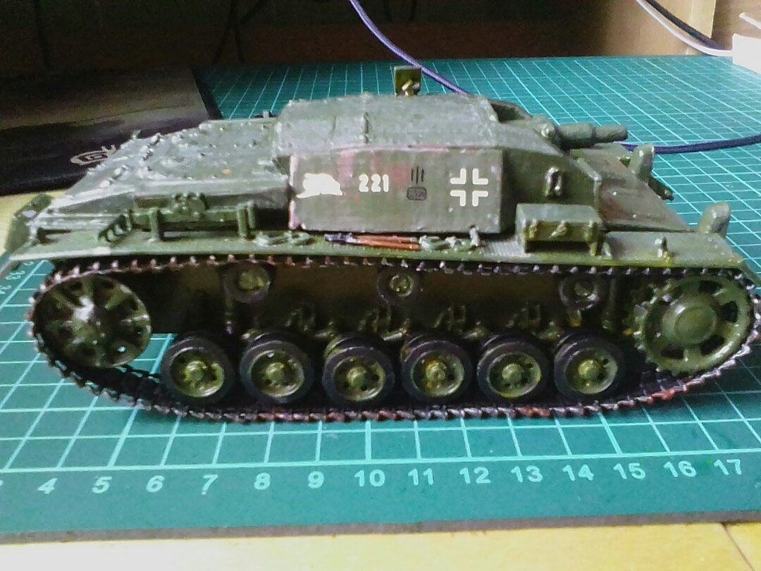 StuG III ausf.B модель от Звезды. Масштаб 1:35 - Моё, Моделизм, Стендовый моделизм, Бронетехника, Длиннопост