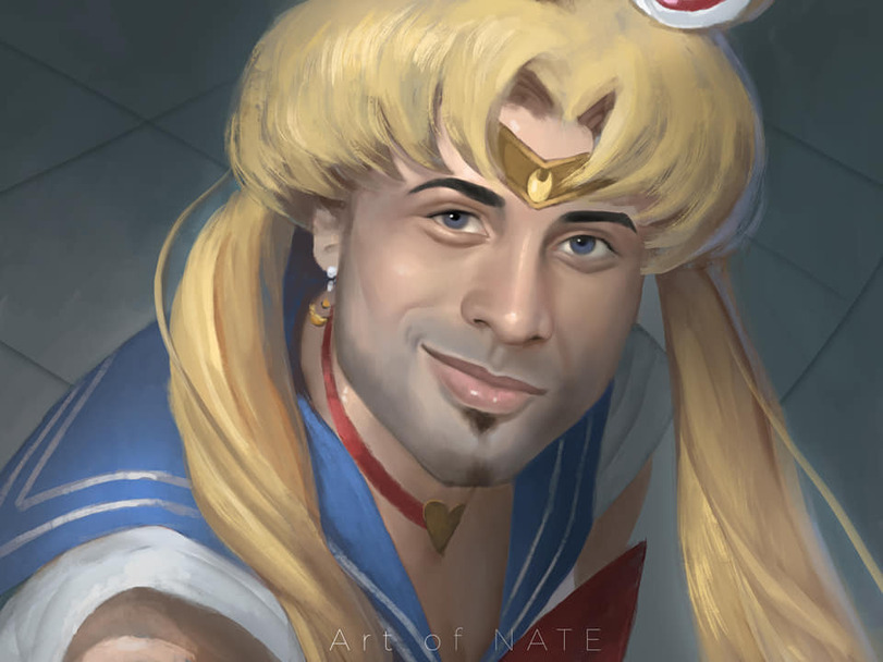 Сейлор Милос^^ - Арт, Челлендж, Sailor Moon, Рикардо Милос, Art of Nate, Sailormoonredraw