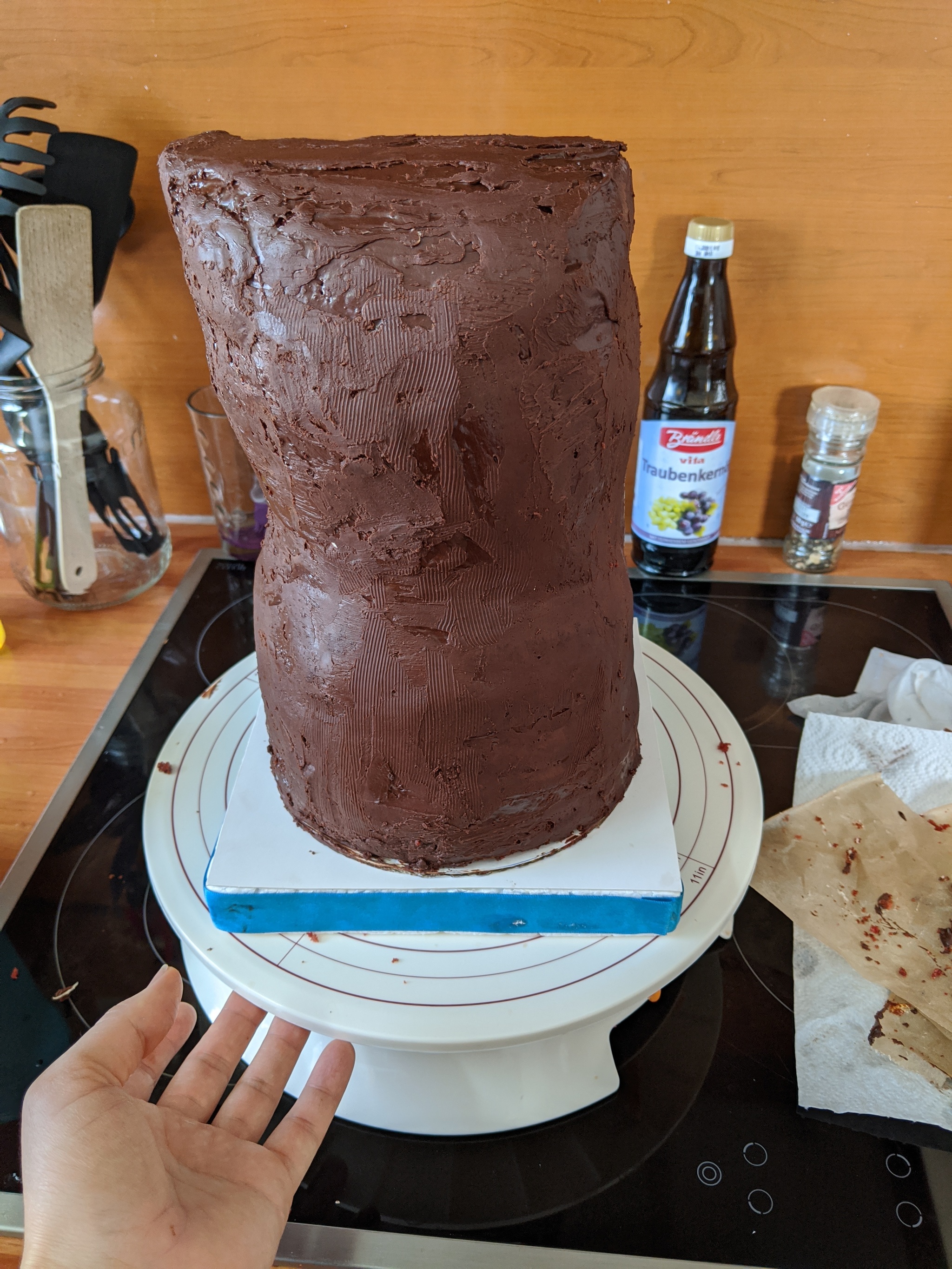 Reply to the post “Hello everyone! Rate the experiment) - My, Cake, Sweets, Video, Reply to post, Longpost