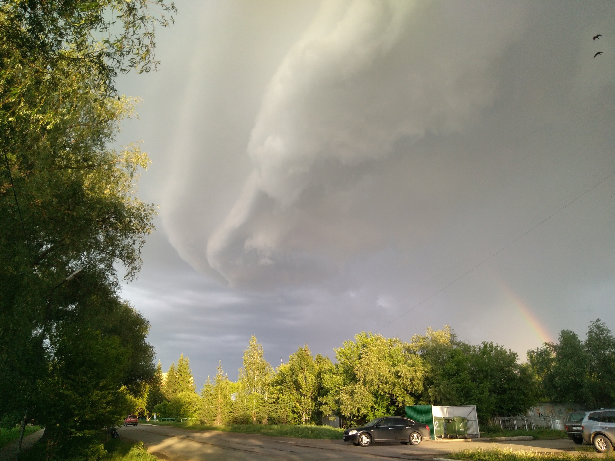 Five minutes before the storm... - My, Clouds, Nature