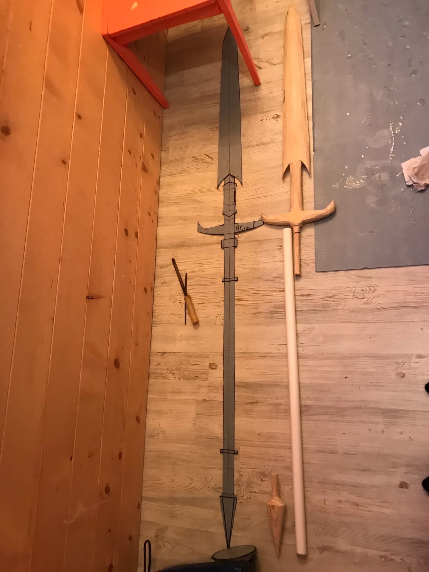 DIY Siege Spear from Diablo 3 - My, Diablo iii, A spear, With your own hands, Longpost