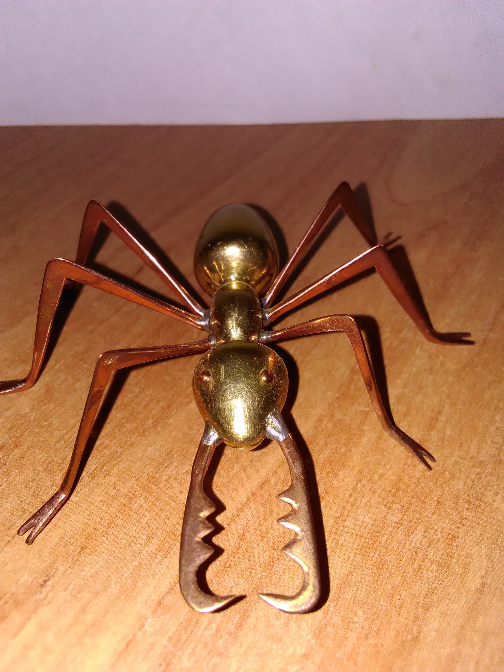 All-metal ant - My, With your own hands, Metalworking, Crafts, Handmade, Soldering, Longpost, Needlework without process