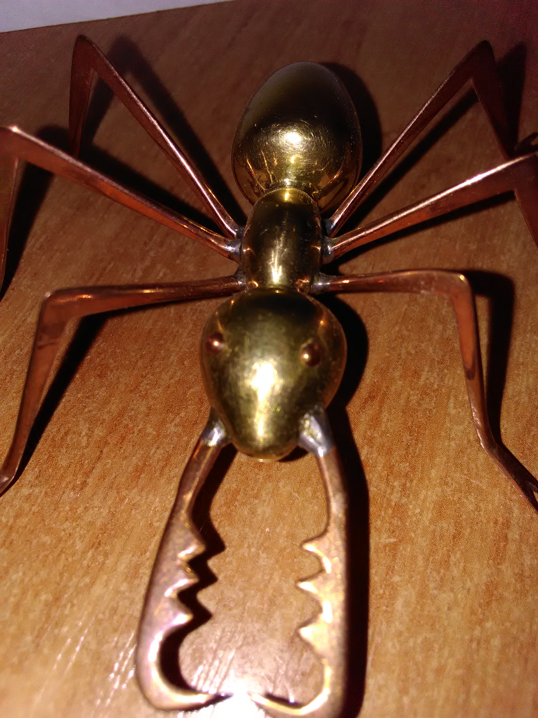 All-metal ant - My, With your own hands, Metalworking, Crafts, Handmade, Soldering, Longpost, Needlework without process