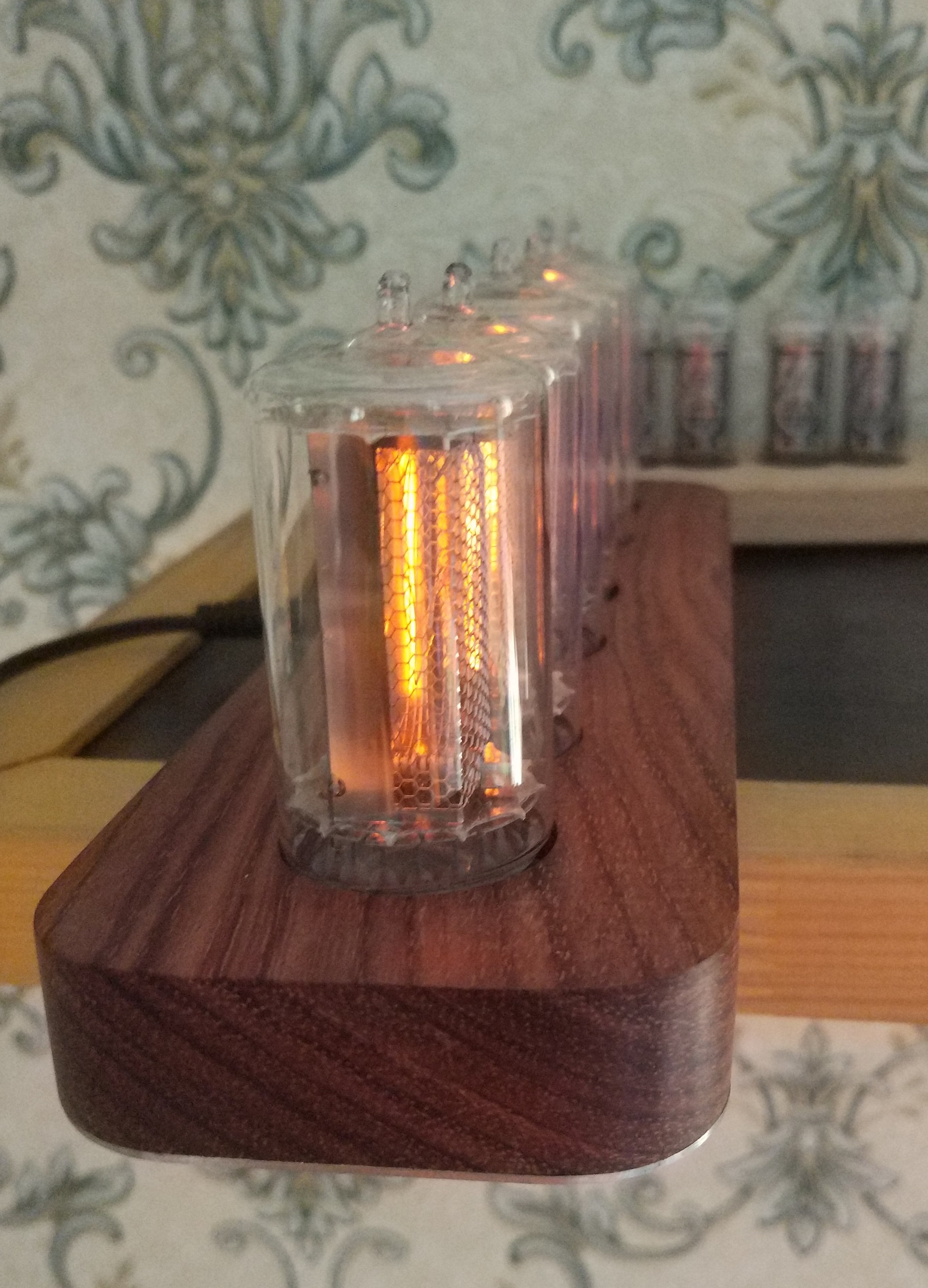 My biggest Nixie clock on Z5660M - My, Clock, Lamp clock, Nixie clock, With your own hands, Homemade, Interior, Decor, Longpost, Needlework with process