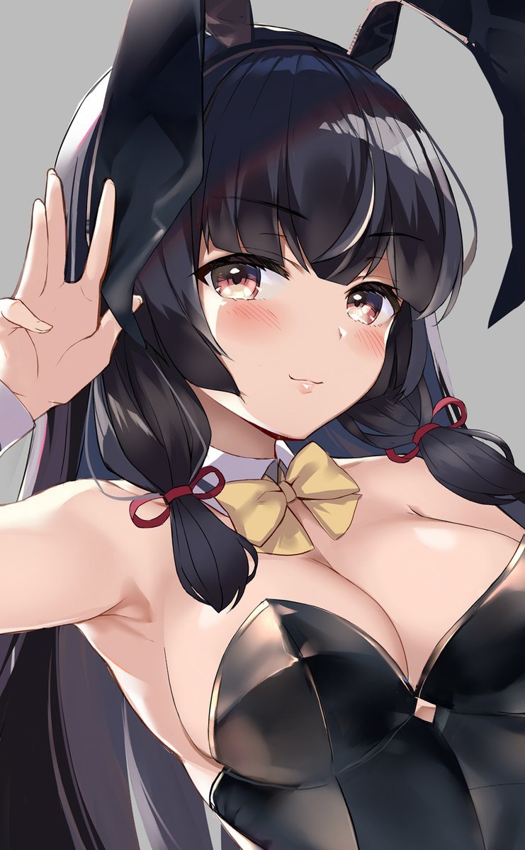 Bunny Isokaze - NSFW, Anime, Art, Anime art, Erotic, Kantai collection, Isokaze, Bunnysuit