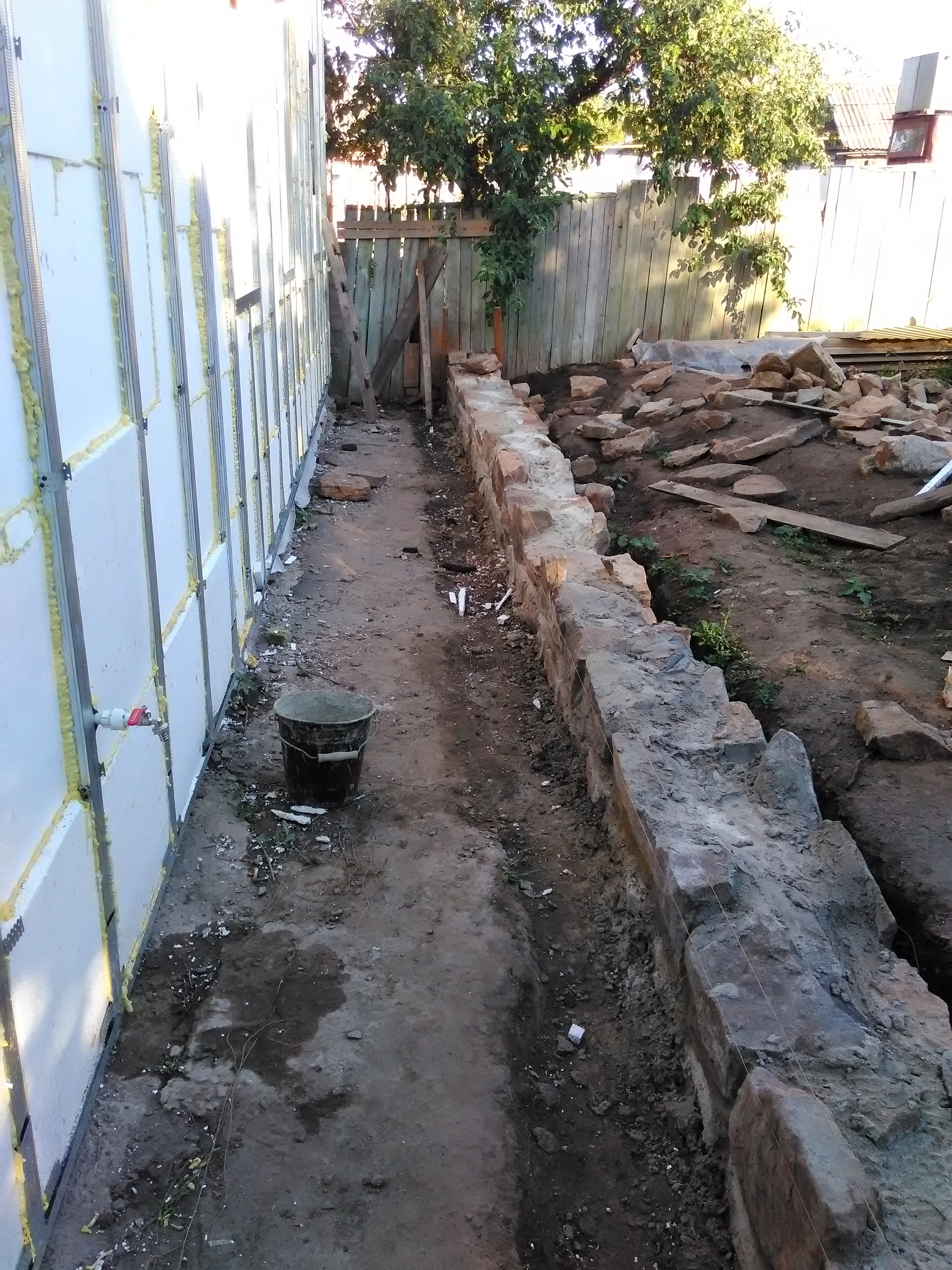 Stone wall - My, A rock, Masonry, Rubble, Building, Plastun, Longpost