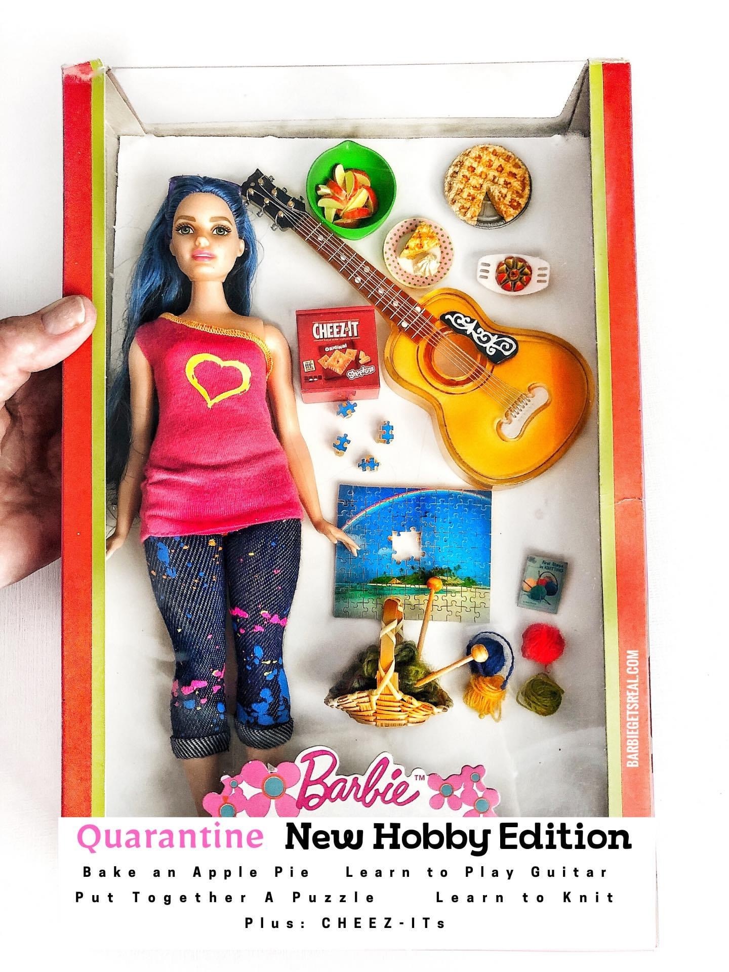 New quarantine Barbie... - Barbie, Quarantine, Self-isolation, Longpost