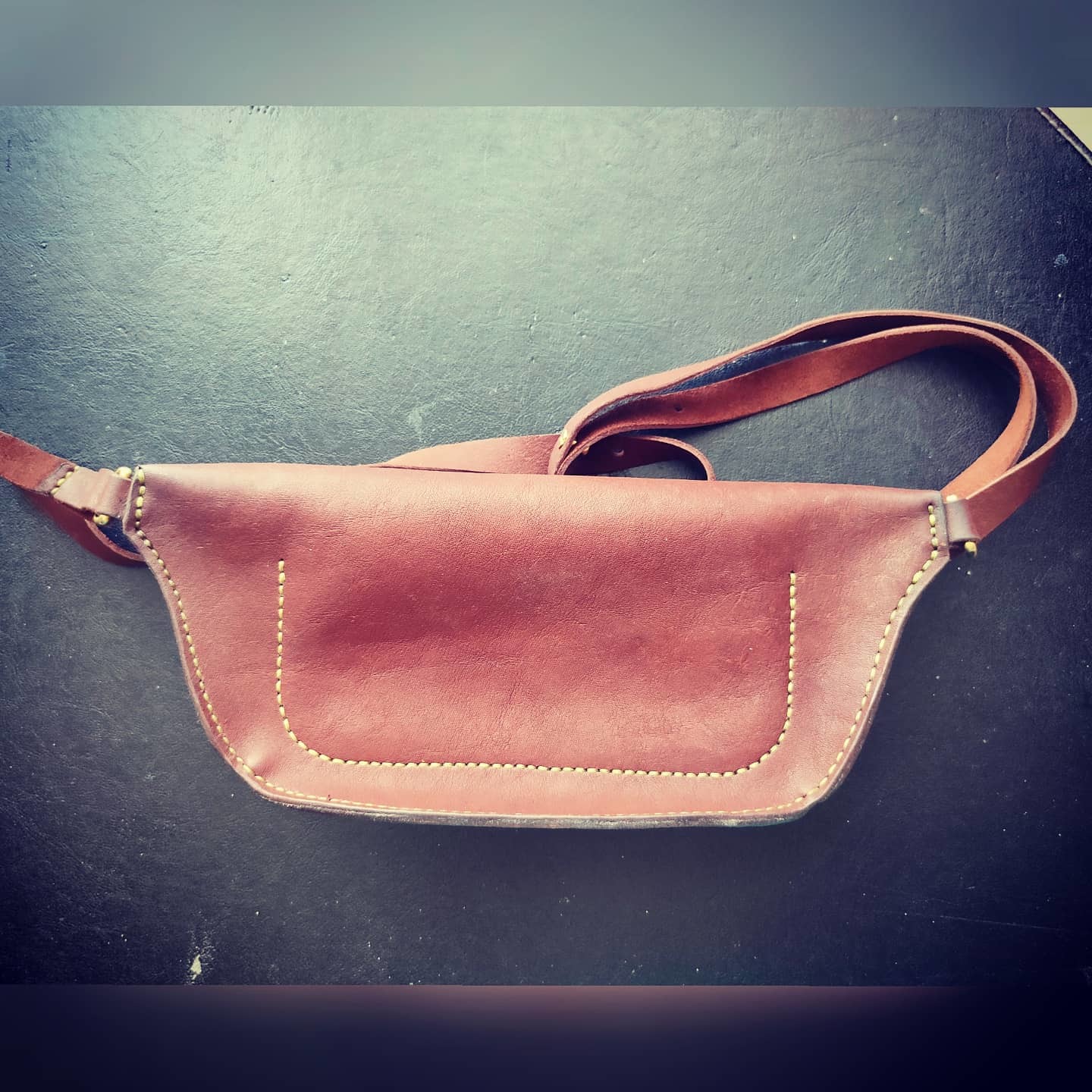 Purse - My, Leather products, Leather, Longpost