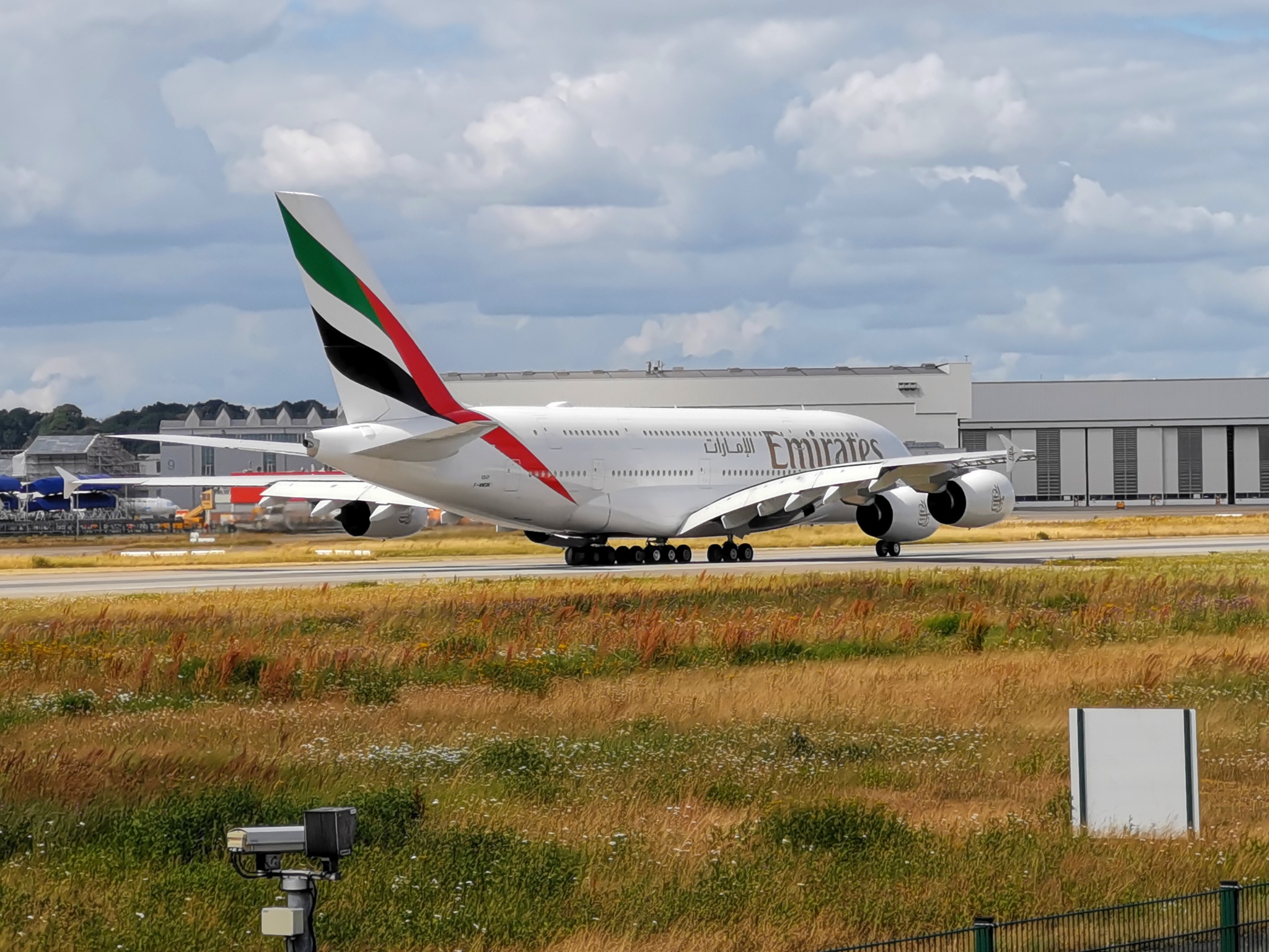 Airbus A380. Photos from the airfield. July 3, 2019 - My, Hamburg, Rammstein Deutschland, Germany, Aviation, Airbus, Airbus A380, Takeoff, Airplane, Video, Longpost