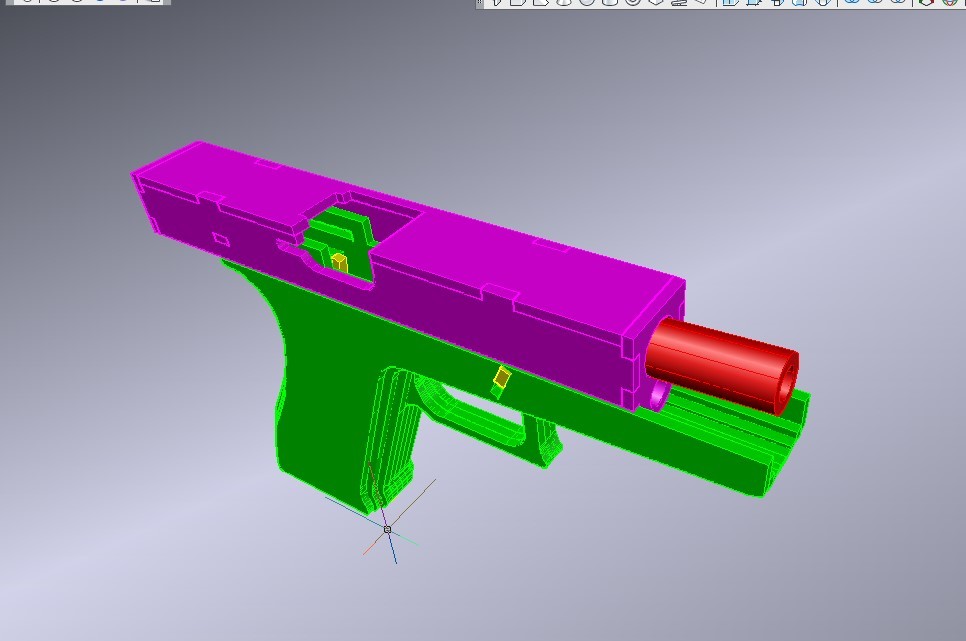 Решил на самоизоляции размять мозг, запилил конструктор - Моё, 3D, Mp40, Фанера, Конструктор, 3D моделирование, Самоизоляция, Длиннопост