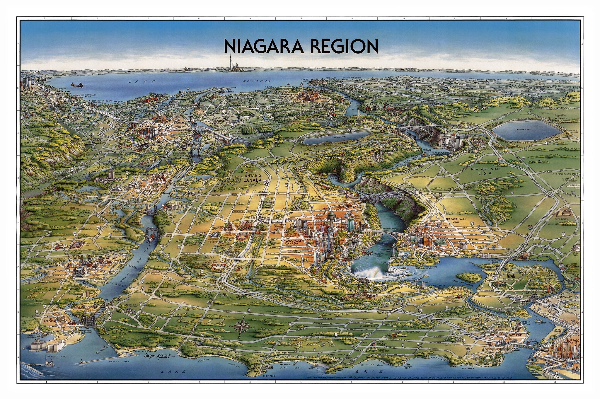 Maps from Unique Media Inc. (The second part) - Cards, Interesting, USA, Geography, Longpost