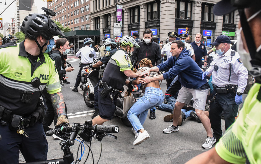 Over two days of protests in New York, more than 200 people were arrested. - USA, Disorder, news, Minneapolis, New York, Arrest, Police, Death of George Floyd