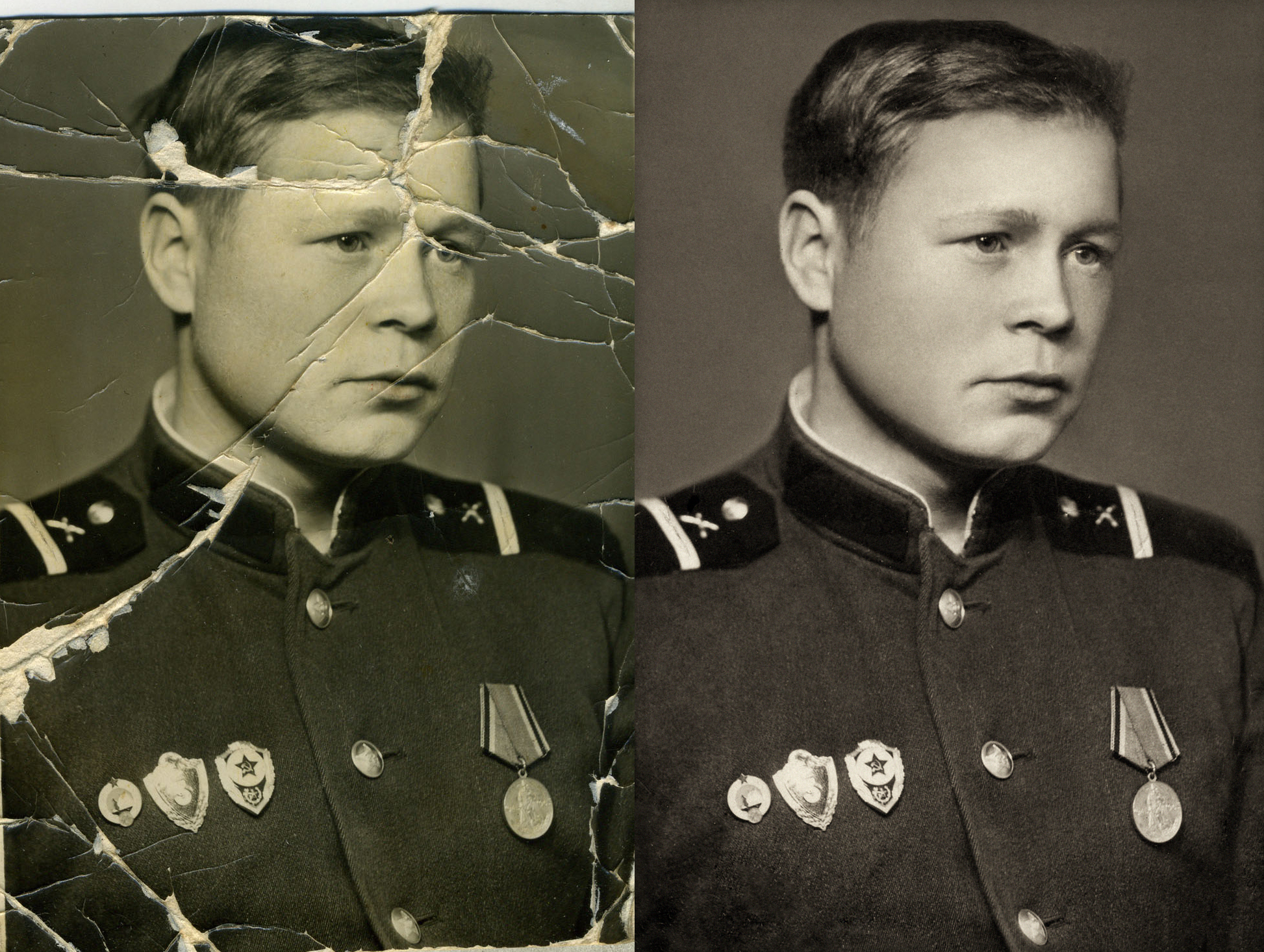 Photo restoration - My, Photo restoration, Photoshop