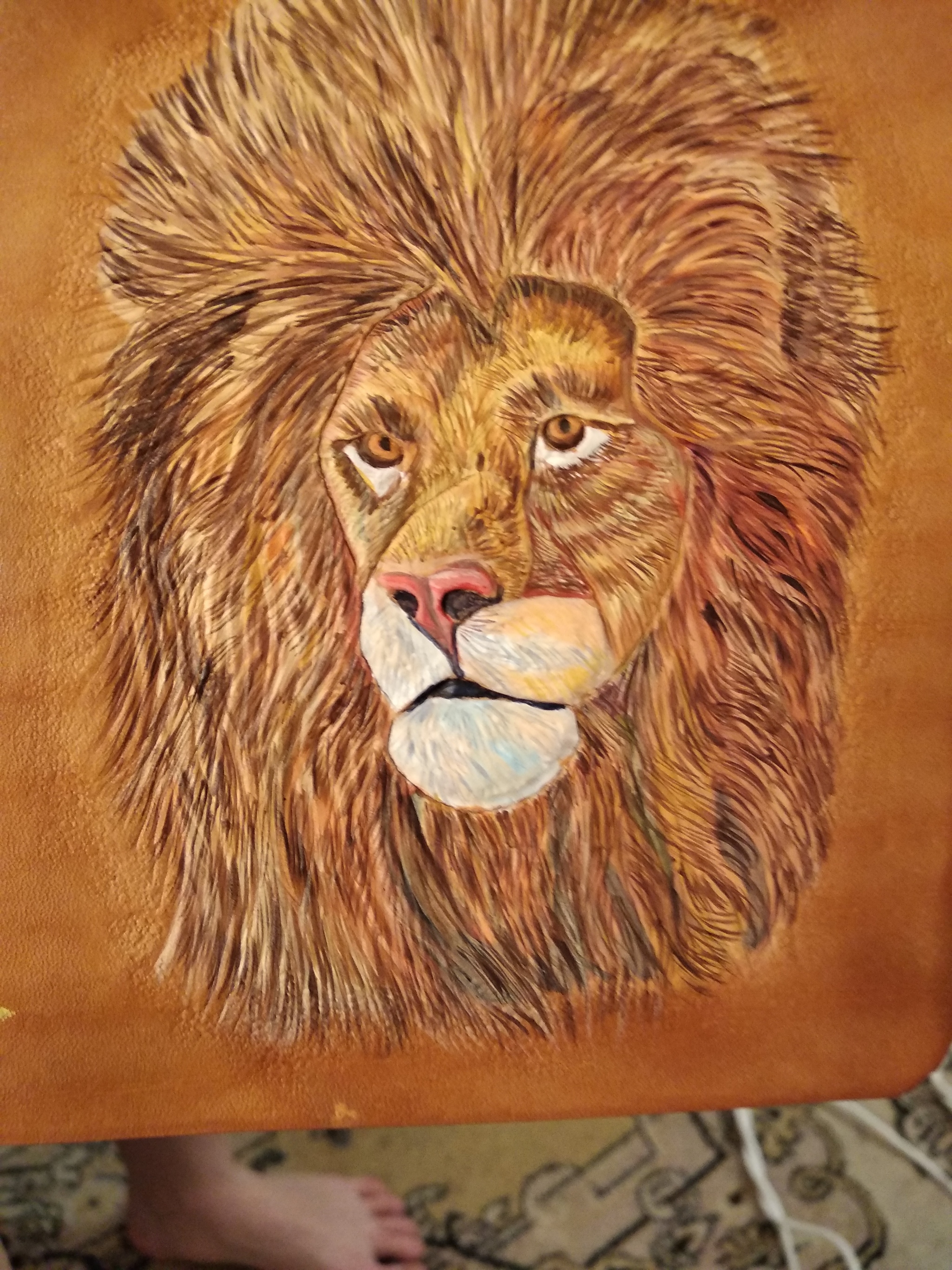 Lion's try! - My, The lion king, Needlework without process, With your own hands, Needlework, Longpost