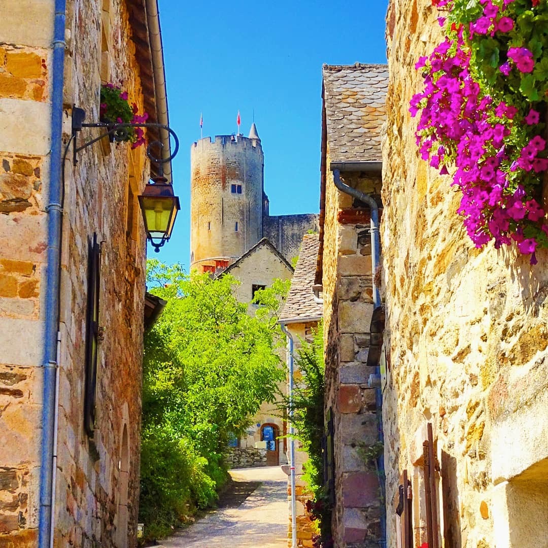 Village and fortress Najac. France - France, Travels, Locks, Fortress, Video, Longpost