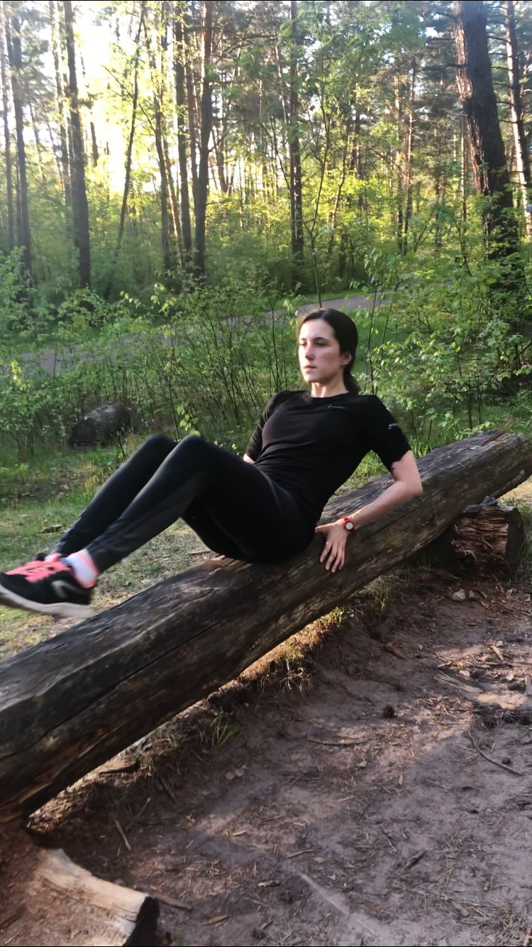 FIRST POST: training in the forest - My, Healthy lifestyle, Longpost, Workout