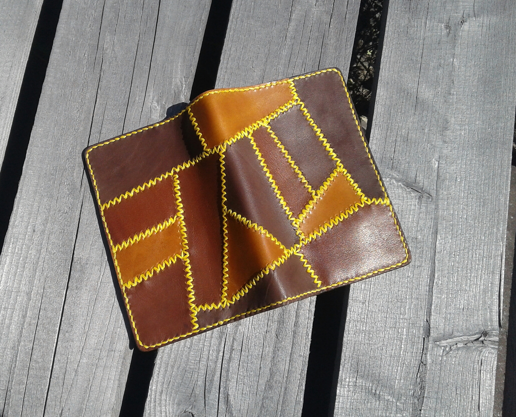 Cover made from leftover leather - My, Needlework without process, Natural leather