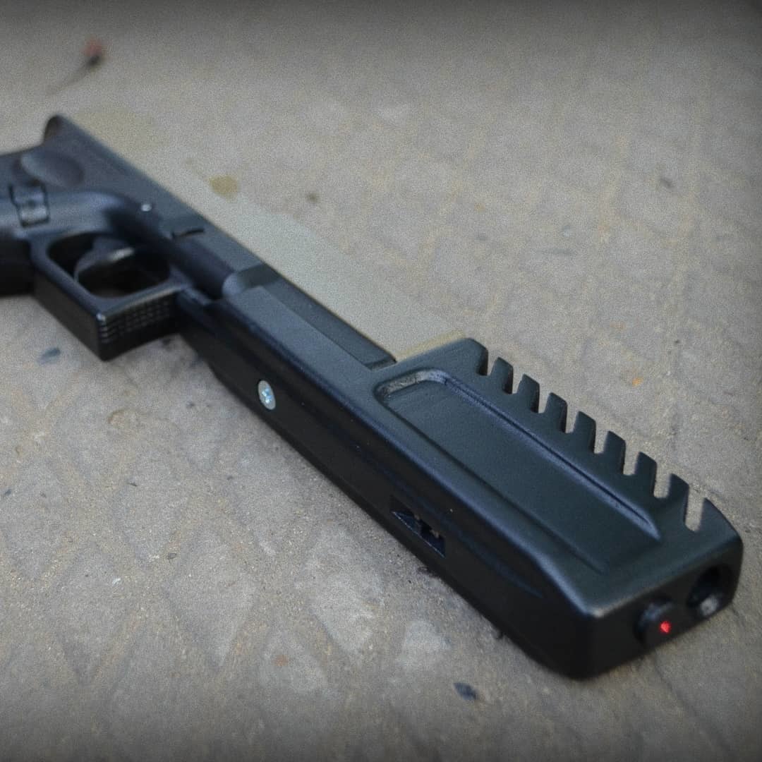 Compensators for cimagloks with laser - Cyma, Glock pistol, Airsoft Gun, Cosplay, Airsoft, Longpost