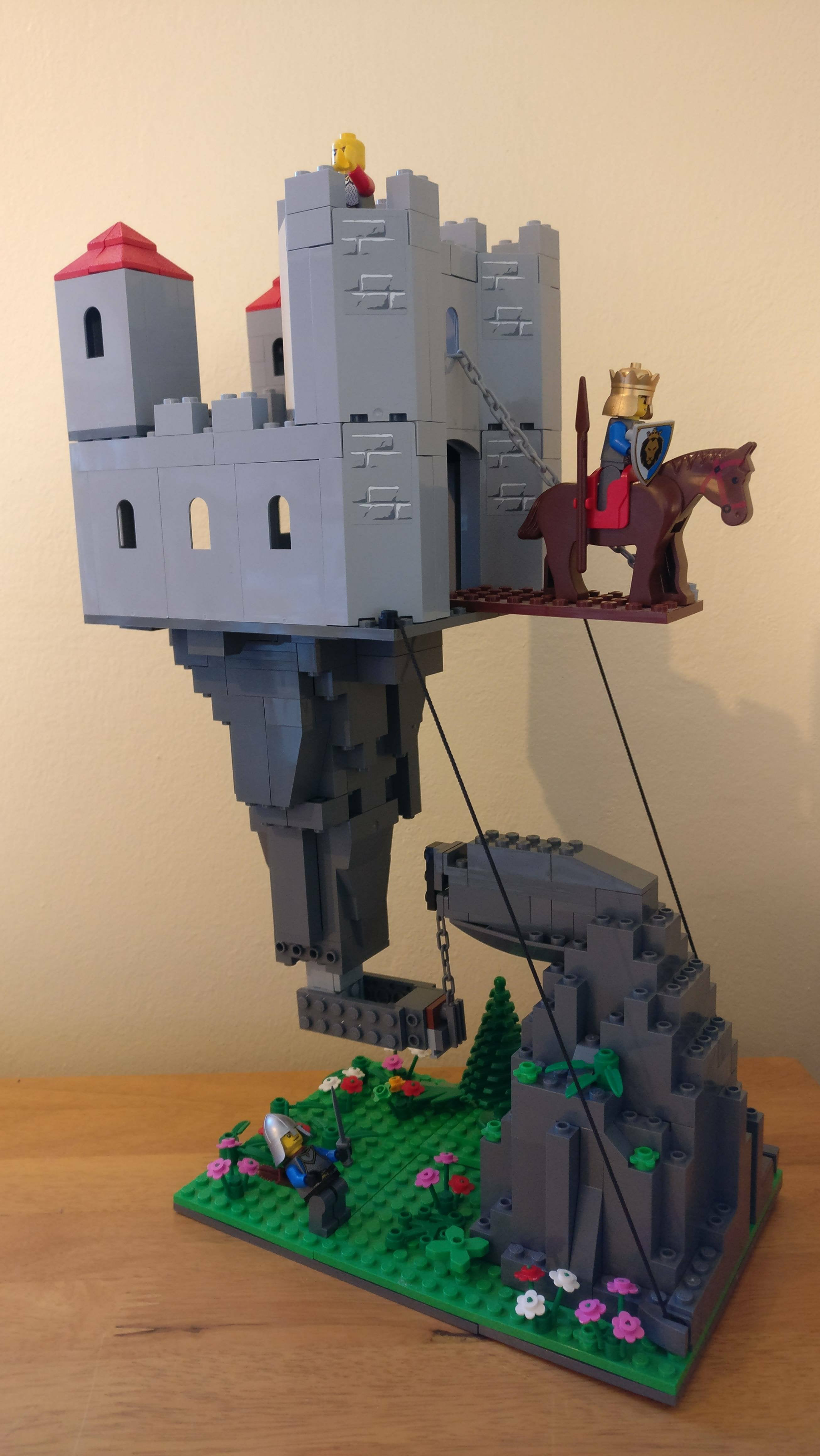 Castle in the Sky - Lego, The photo, Homemade, Lock, Reddit