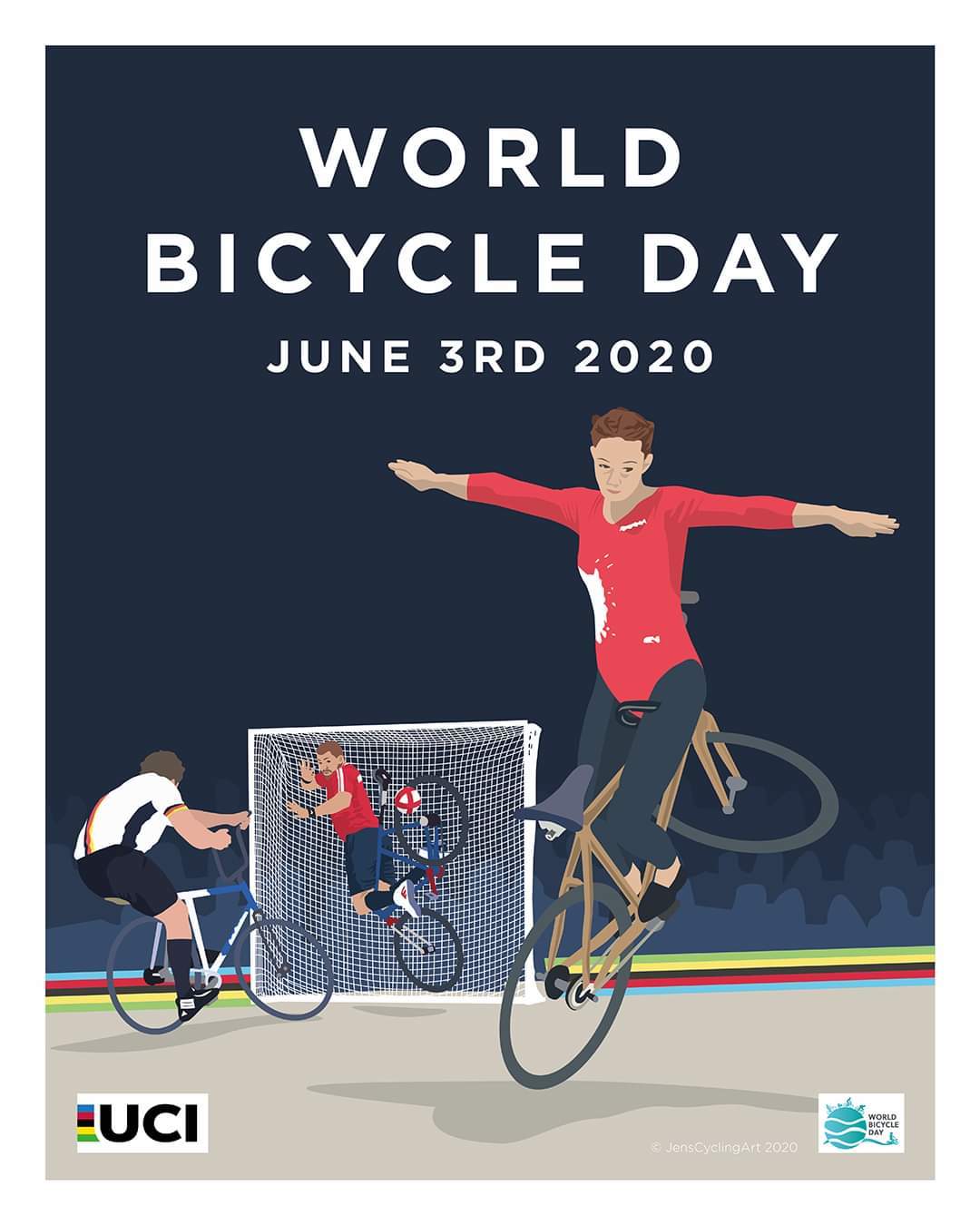 World Bicycle Day - A bike, Holidays, Poster, Longpost