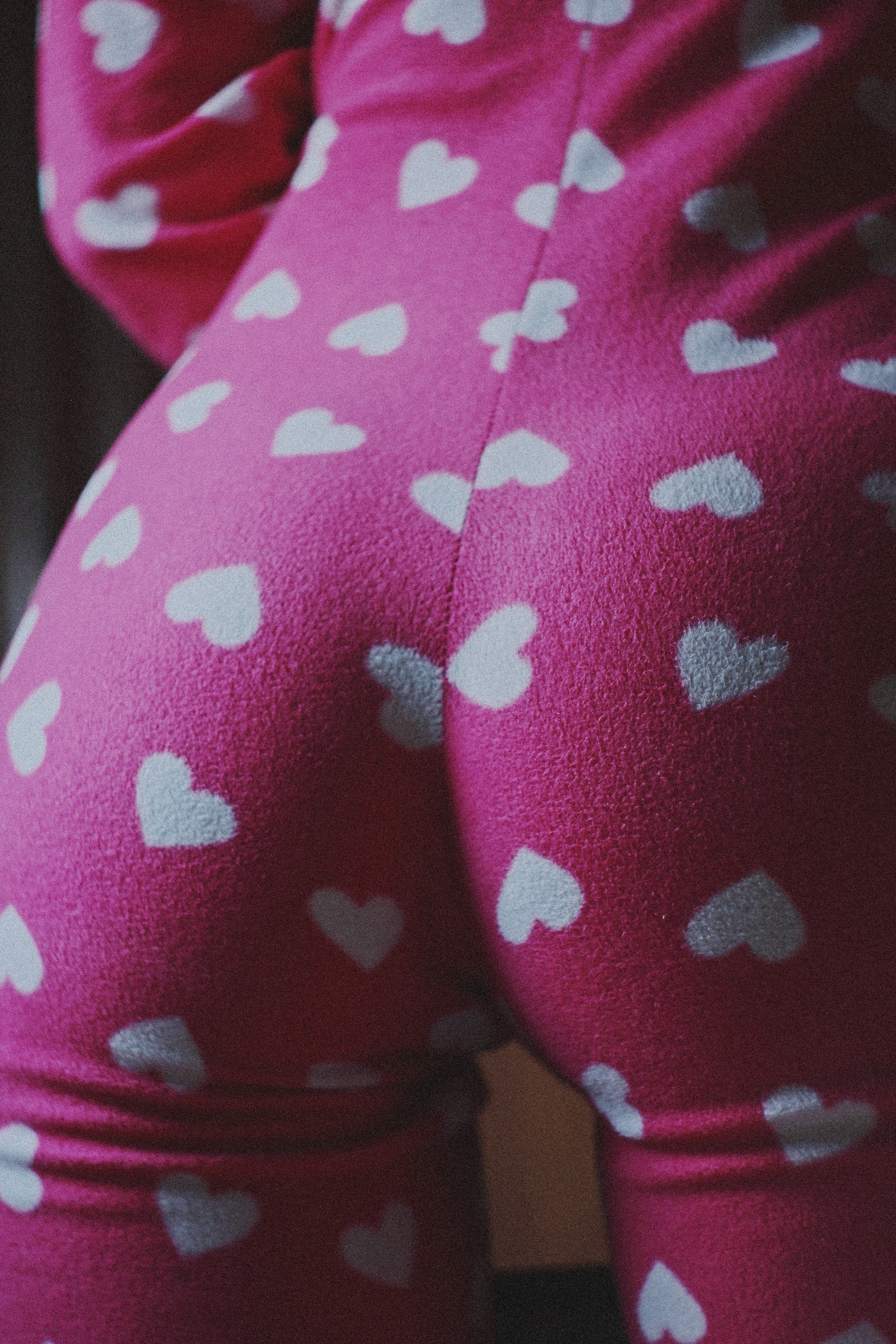 Hearts - NSFW, My, The photo, Pajamas, Booty, Longpost