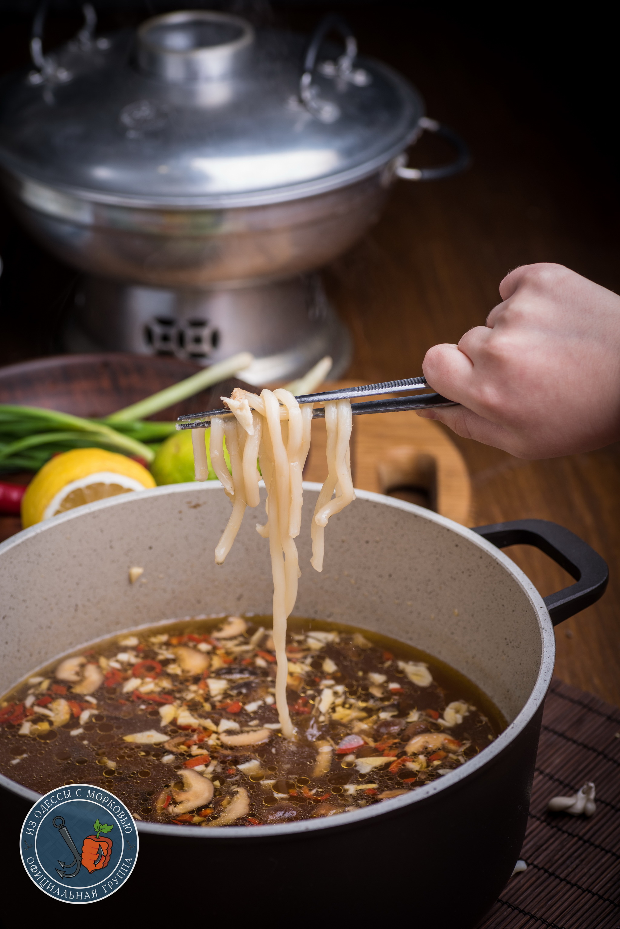 Sweet and sour noodle soup - My, From Odessa with carrots, Cooking, Food, Recipe, The photo, Soup, Longpost