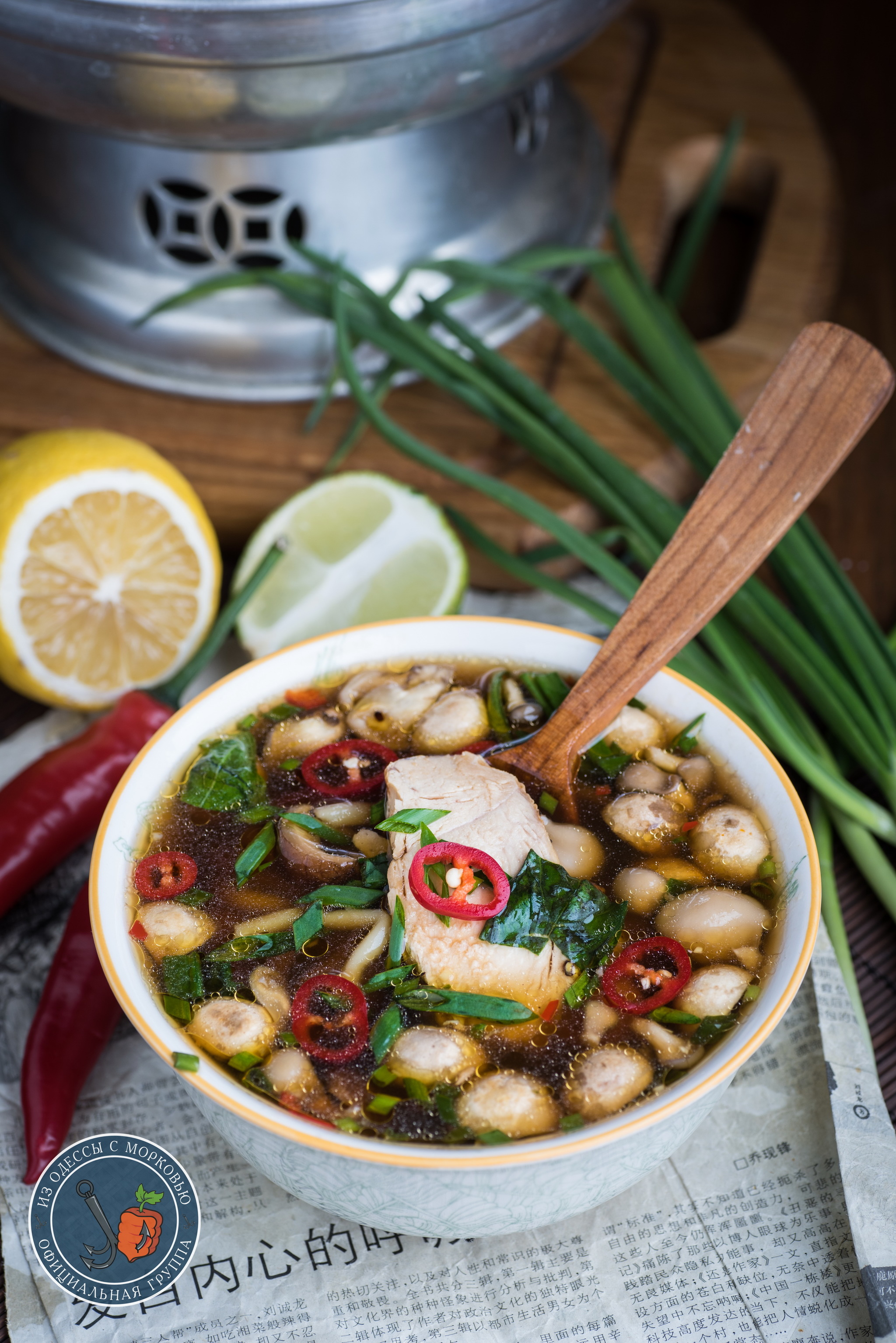 Sweet and sour noodle soup - My, From Odessa with carrots, Cooking, Food, Recipe, The photo, Soup, Longpost