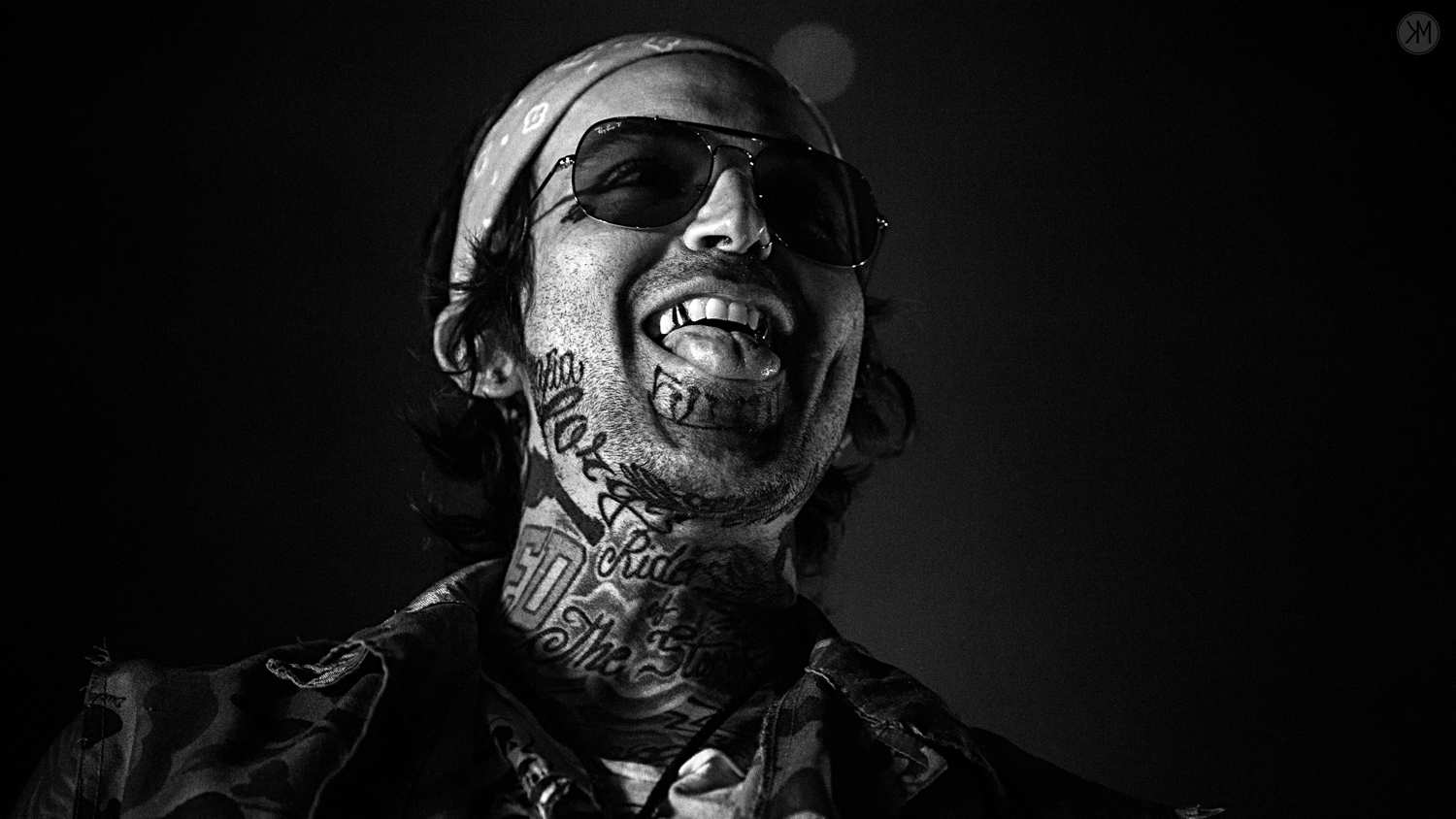 Yelawolf | 27-02-2020 | Москва - Моё, Yelawolf, Концерт, Черно-белое, Концертное фото, Nikon, Длиннопост