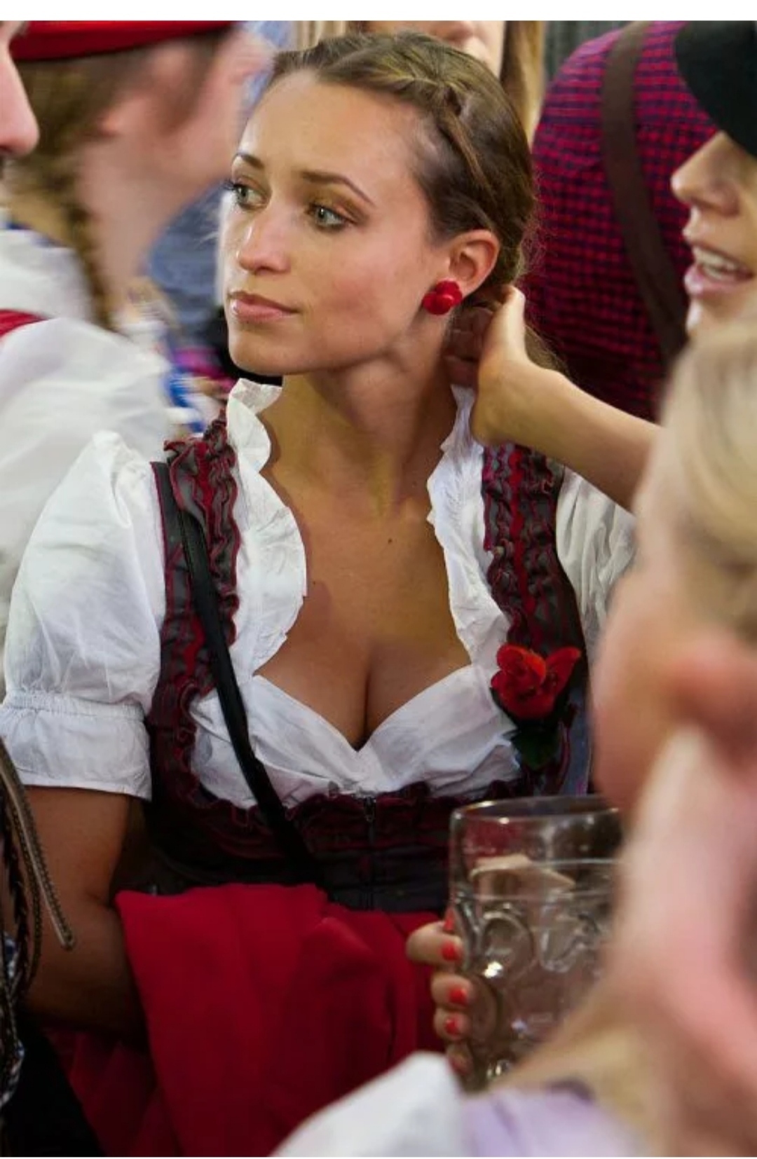 German girls. Oktoberfest - Girls, Germany, Oktoberfest, Beautiful girl, Beer, Blonde, Longpost