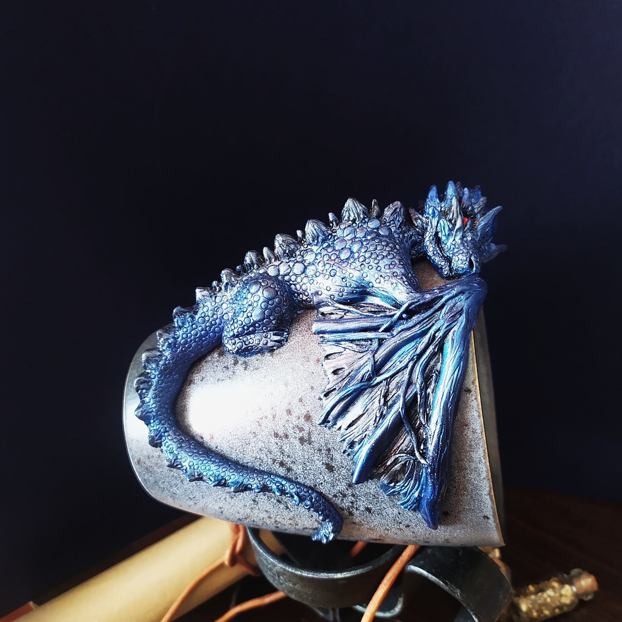 And no cats needed - My, Eye of the Dragon, The Dragon, Fantasy, With your own hands, Polymer clay, Longpost