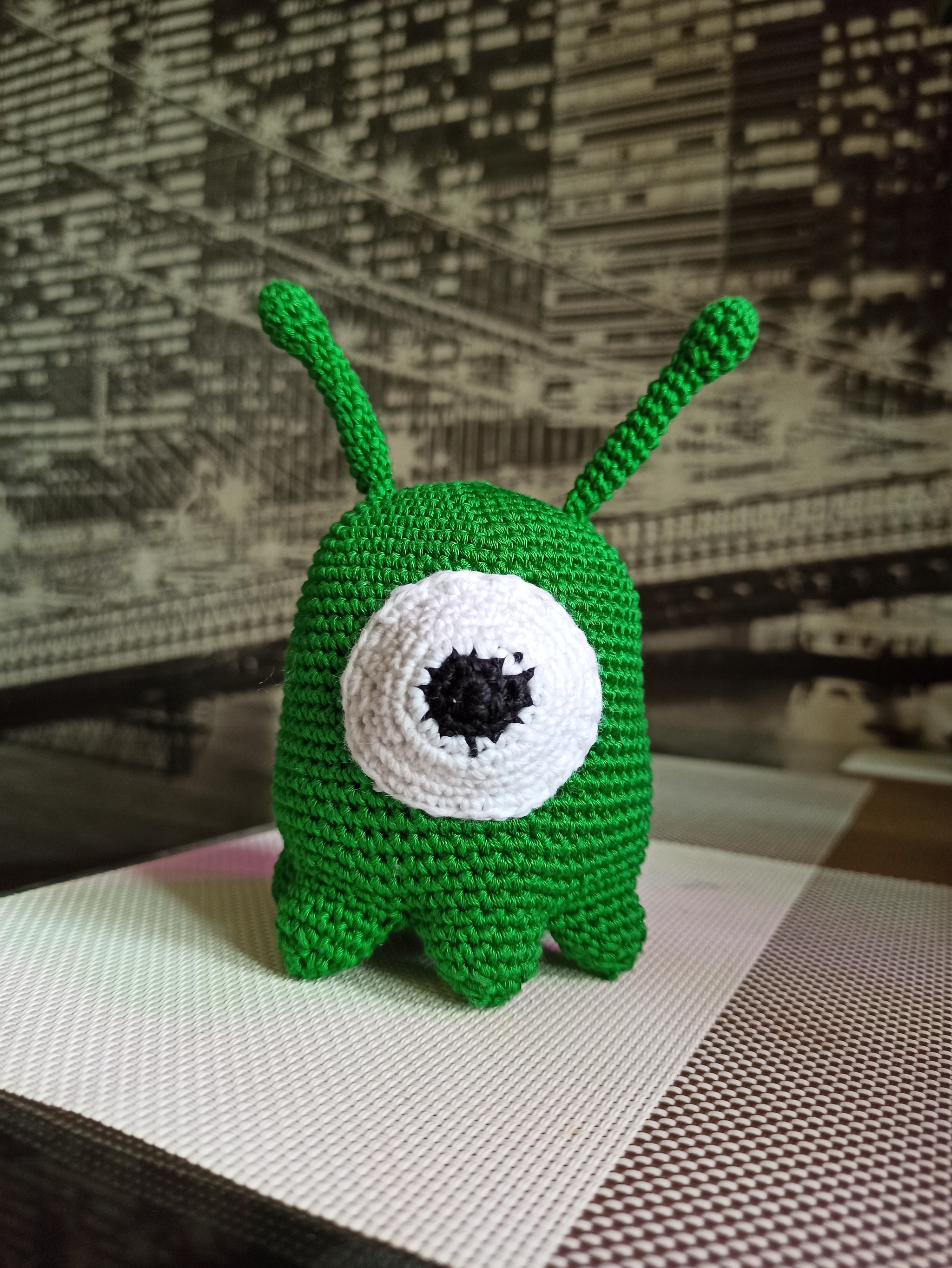 Crochet brain slug - My, Brain slug, Futurama, Crochet, Needlework without process, Longpost