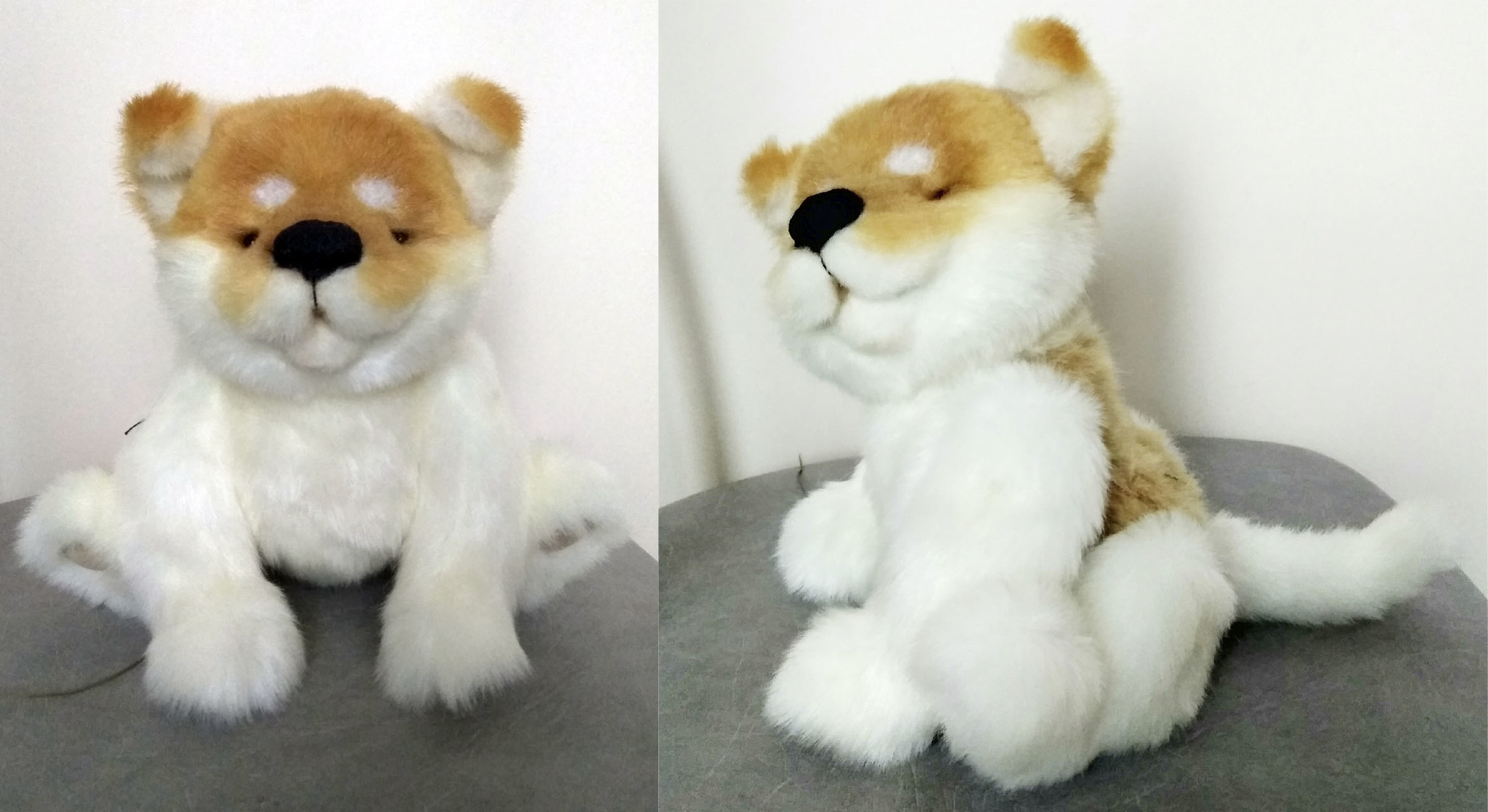 Small and proud Shiba Inu - My, Needlework with process, Hobby, Soft toy, With your own hands, Dog, Shiba Inu, Sewing, Hat with ear flaps, Longpost