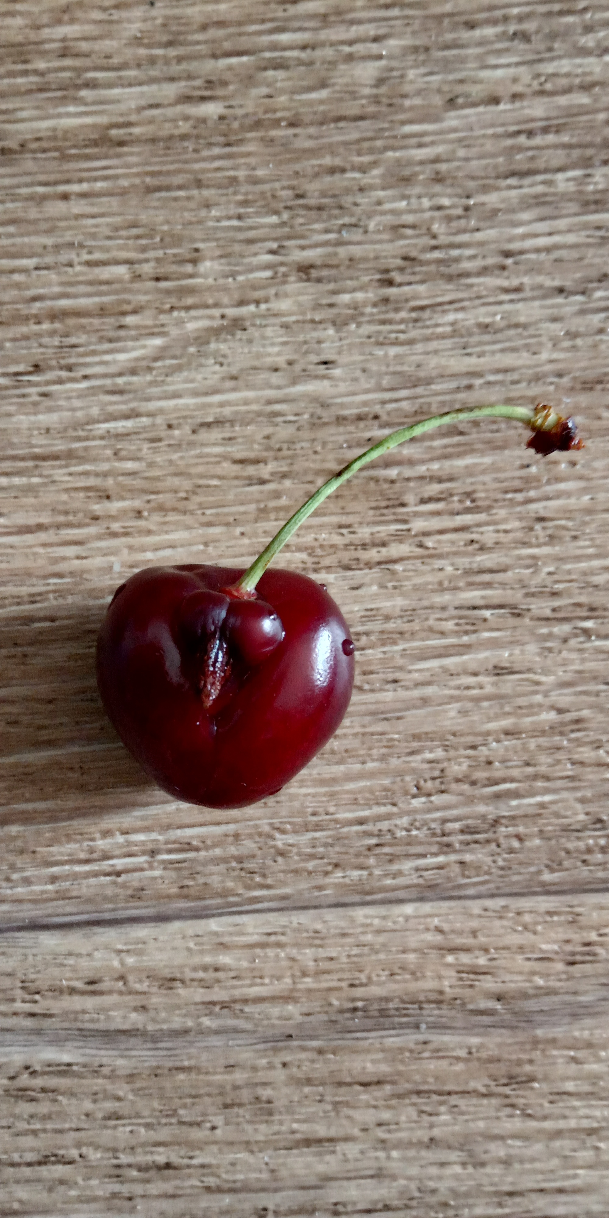 Cherries are for adults only! - My, Cherries, Berries, Mutation, Longpost, Pareidolia