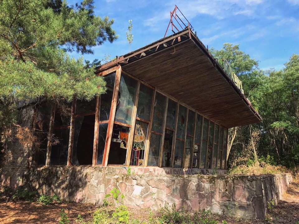 Cafe Pripyat on the banks of the river of the same name in the city of the same name - My, Abandoned, Chernobyl, Pripyat, Stalker, Zuo, Abandoned cities, Longpost