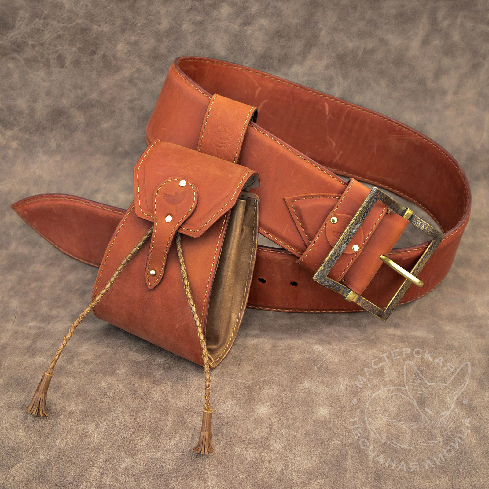 Wide pirate belt and pouch - My, Handmade, Leather, With your own hands, Longpost, Pirates, Belt, Pouchok, Cocked hat, Needlework without process