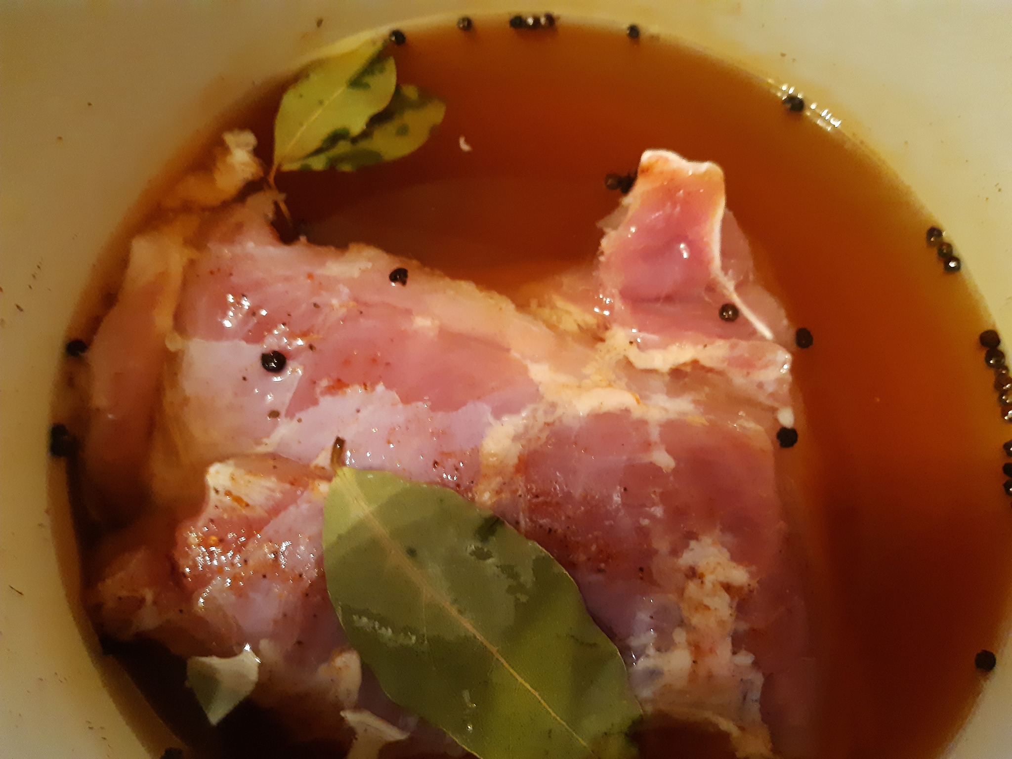 Ham - My, Men's cooking, Ham, Breakfast, Snack, Longpost, Mat, Recipe, Meat, Marinade