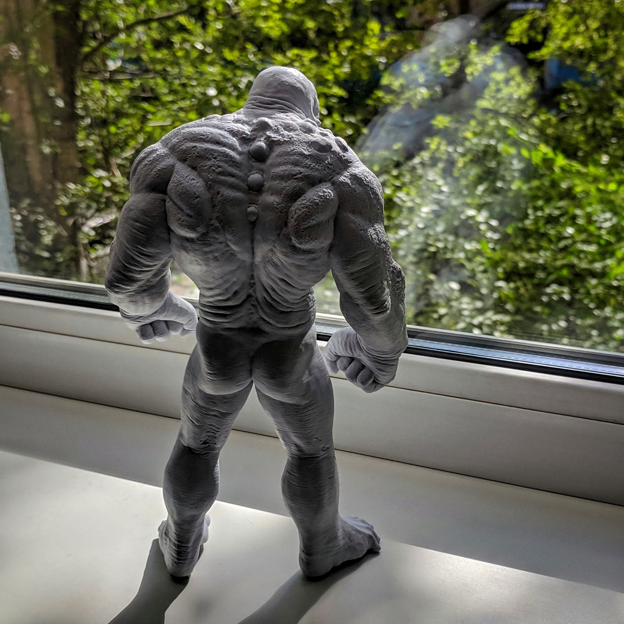 Doomsday Figurine (Batman v Superman) - My, Doomsday, Batman v superman, Creation, Friday tag is mine, Sculpture, Plasticine, Dc comics, DCEU, Longpost