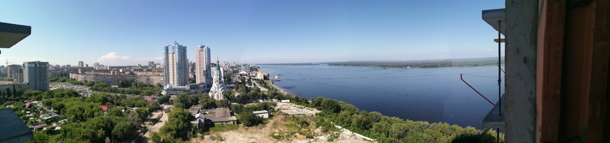 Volga and a piece of Samara - My, beauty, Forest, Samara, Volga river