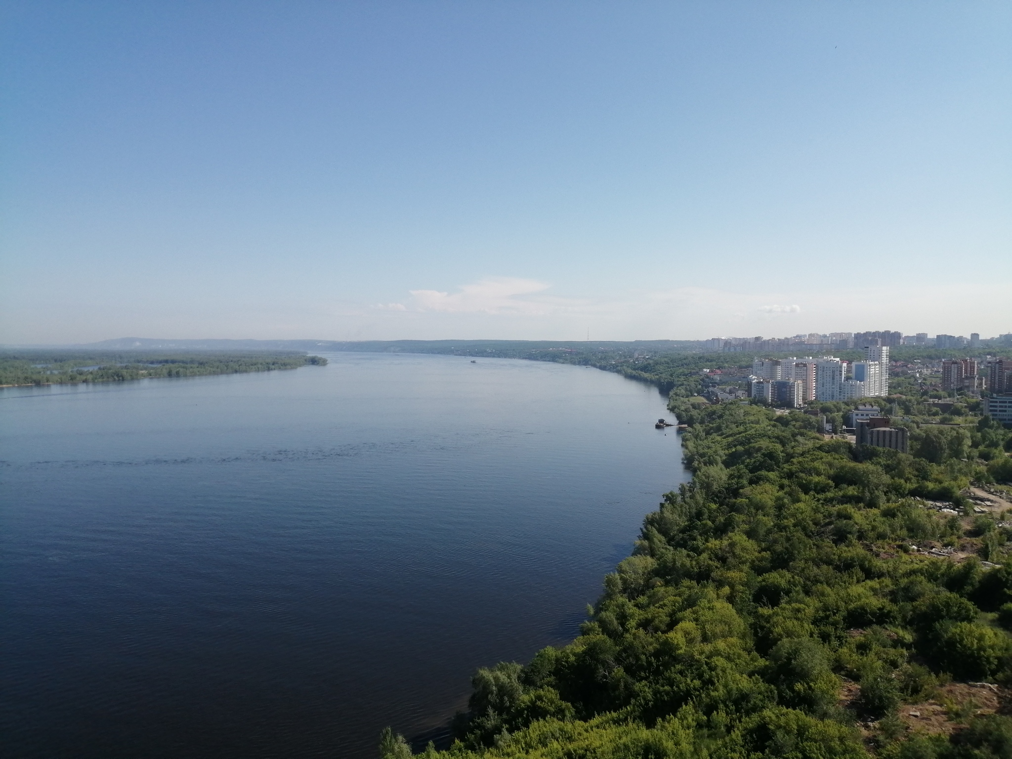 Volga and a piece of Samara - My, beauty, Forest, Samara, Volga river