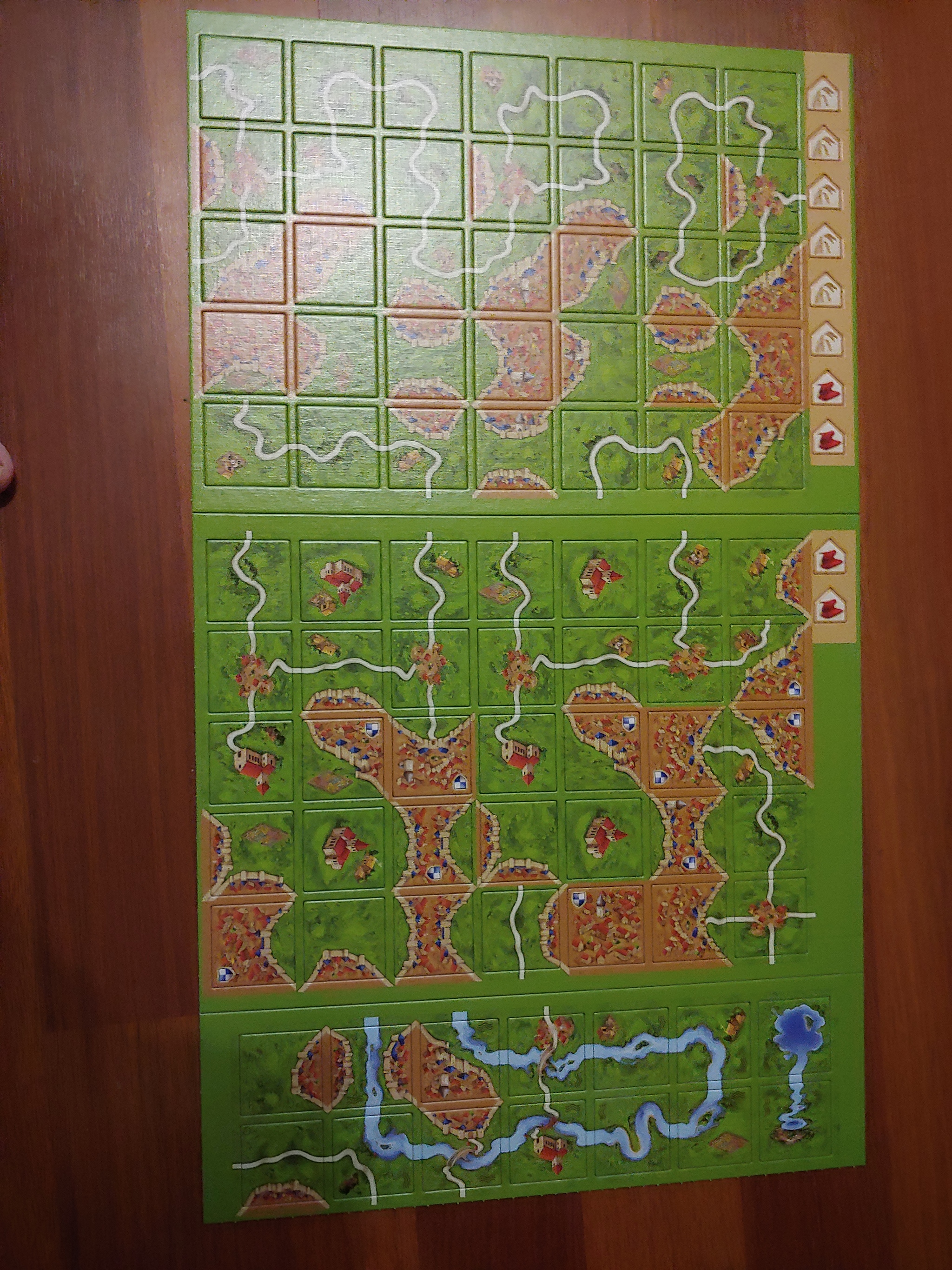 Carcassonne of a sick man - My, Board games, Carcassonne, Organizer, Carcassonne, Longpost