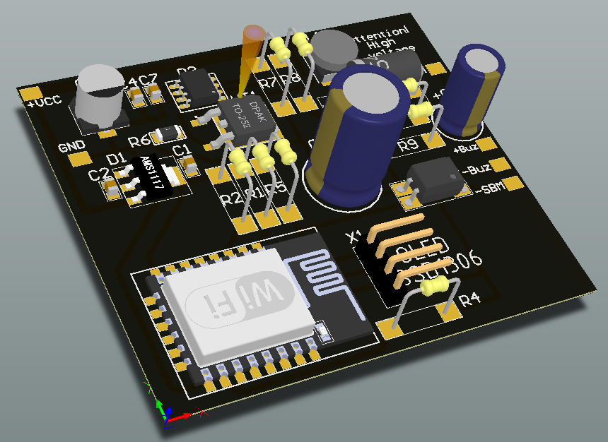 Dosimeter on ESP8266 - My, Arduino, Esp8266, Radiation, Dosimeter, Longpost