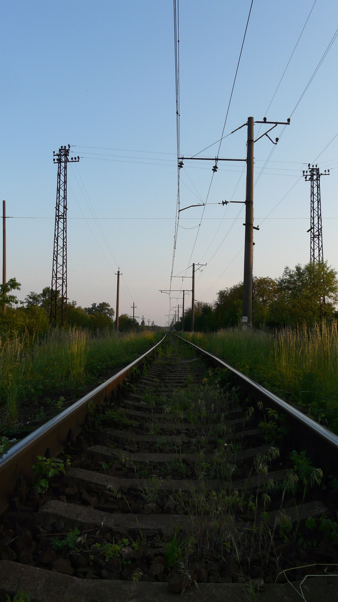 Railway - My, The photo, Railway, Evening, Photo perspective, Perspective, Longpost