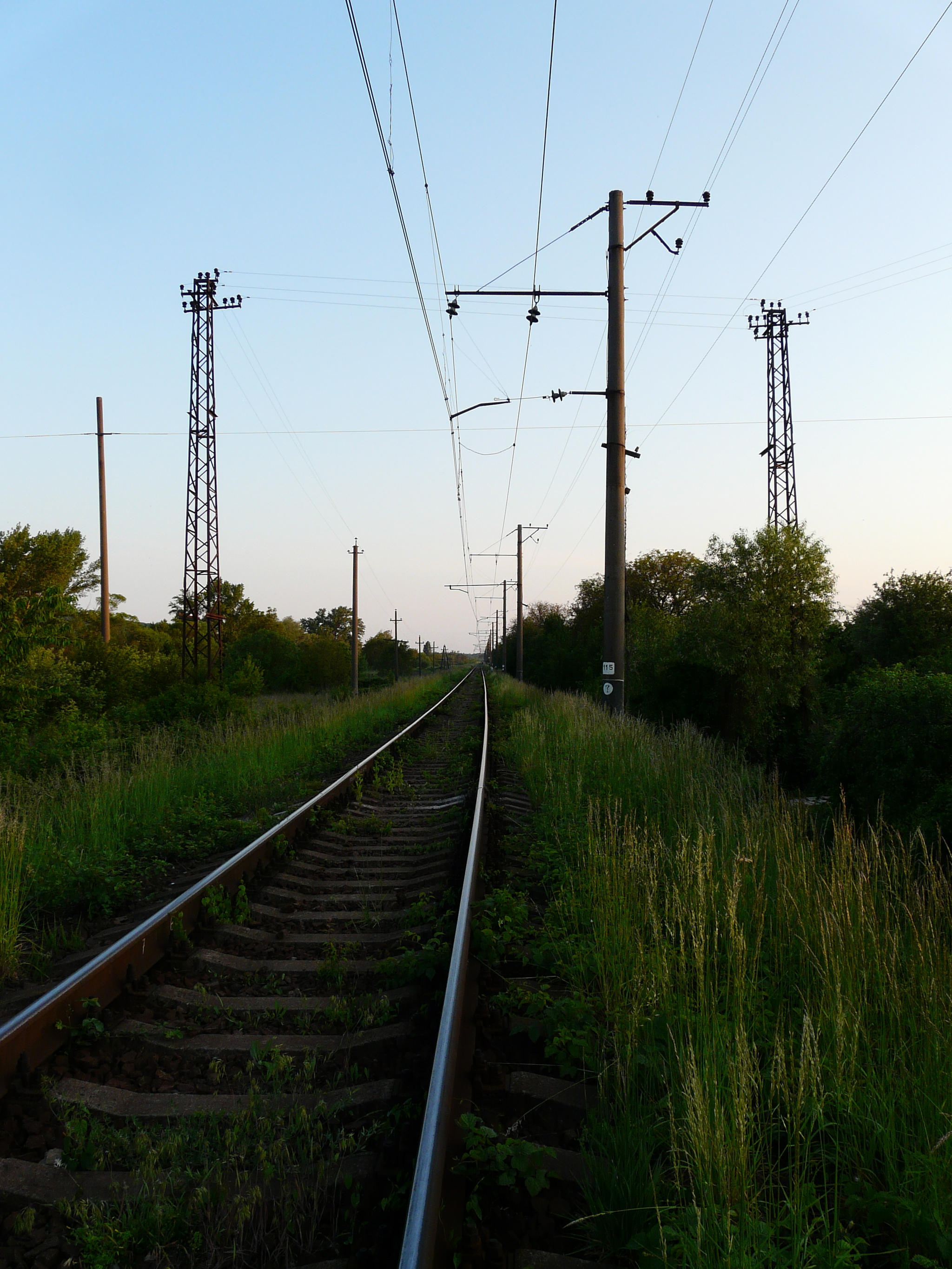 Railway - My, The photo, Railway, Evening, Photo perspective, Perspective, Longpost