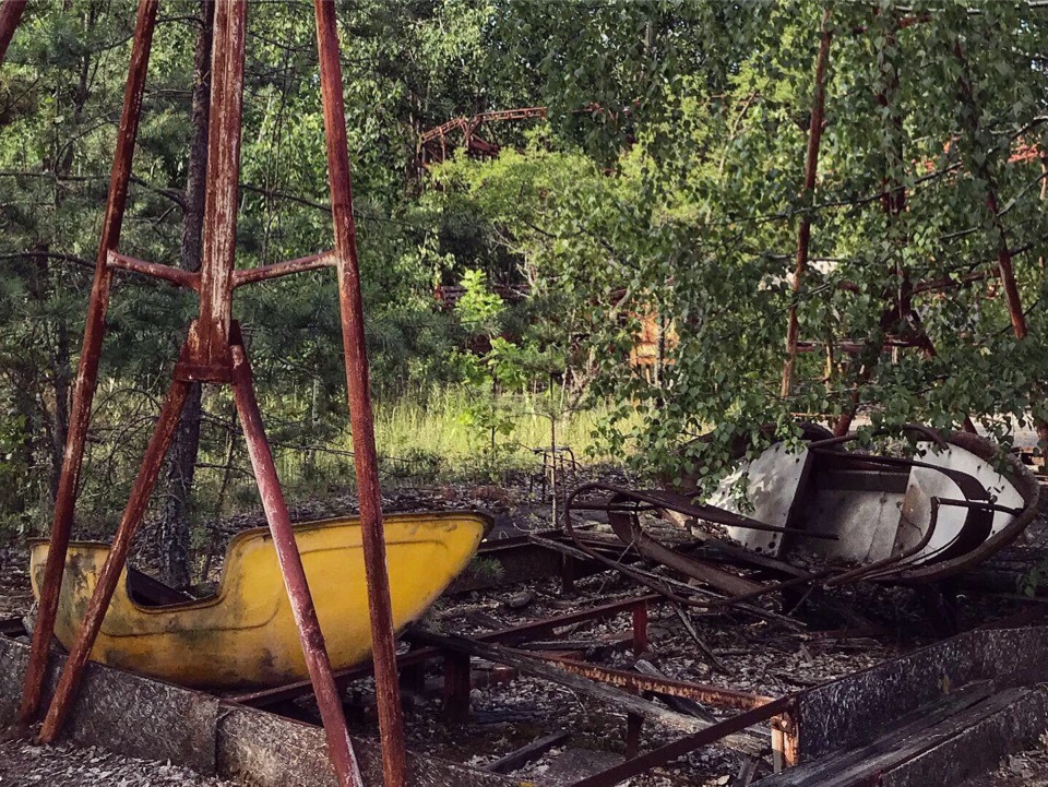 Amusement park in Pripyat - My, Abandoned, Chernobyl, Stalker, Pripyat, Attraction, Zuo, Longpost